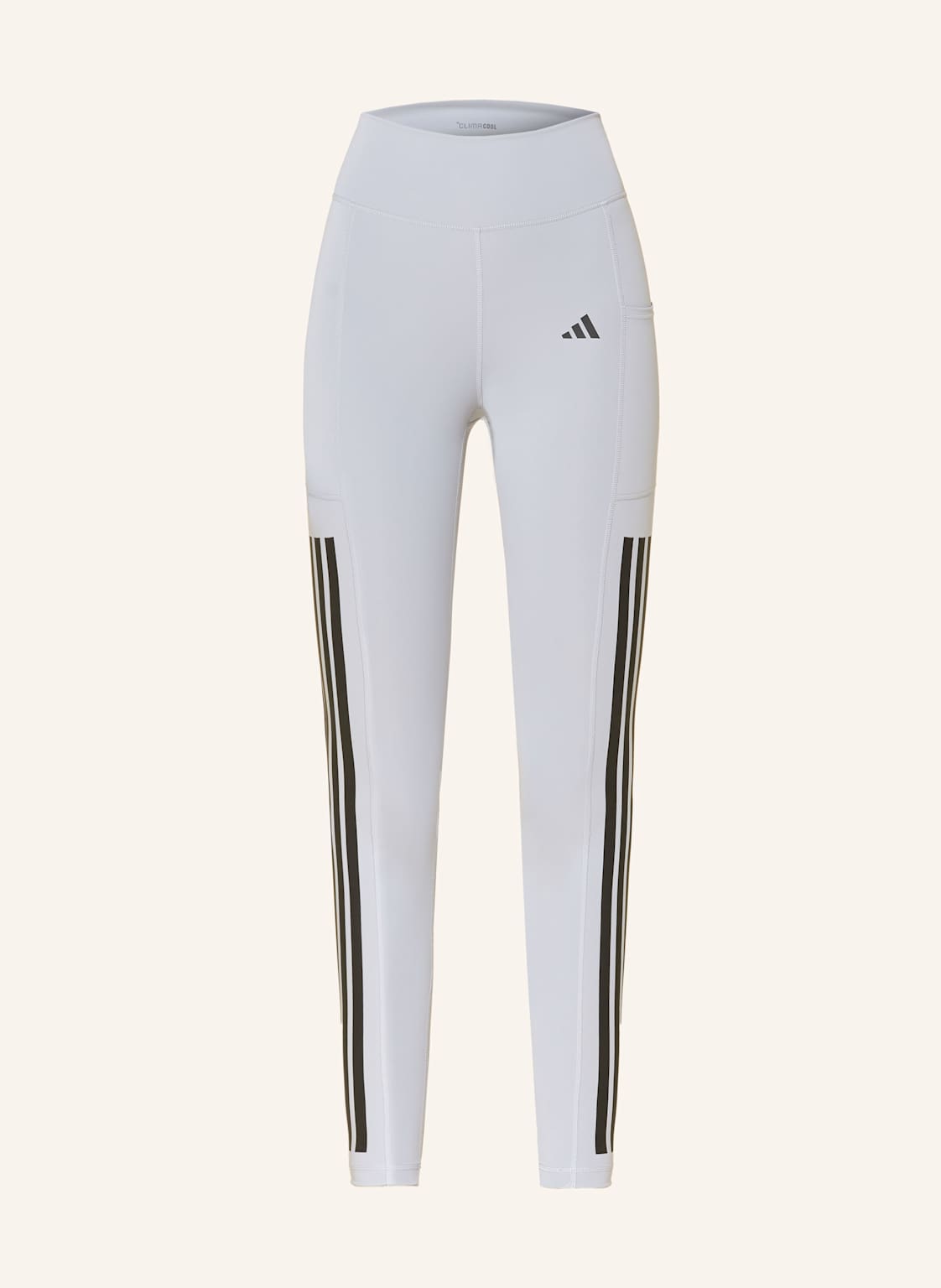 Adidas Tights Optime 3-Stripes Full Length grau Adidas Tights Optime 3-Stripes Full Length grau von Adidas