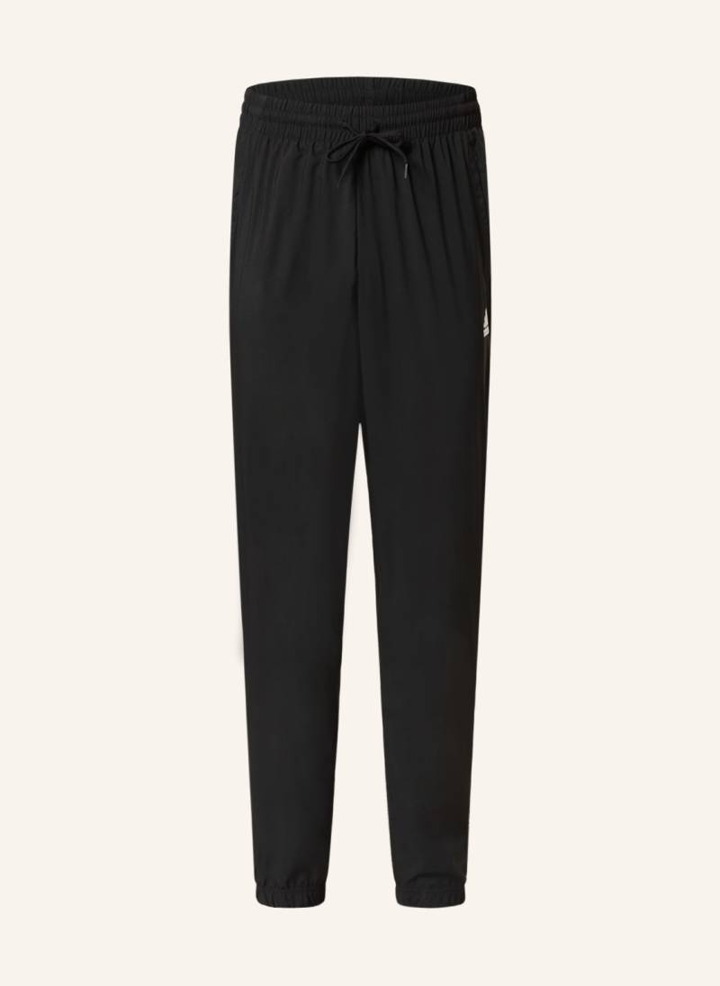 Adidas Trainingshose Aeroready Essentials Stanford Elastic Cuff Mesh Lining Embroidered Small Logo schwarz von Adidas
