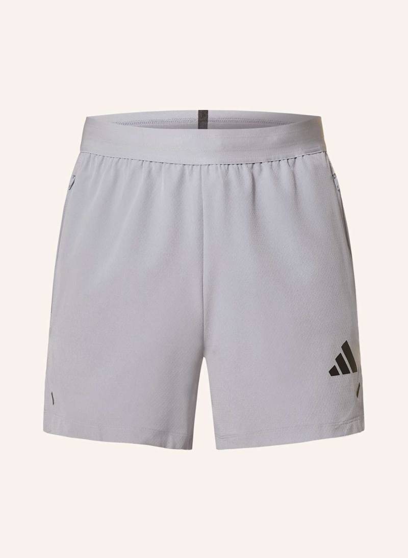 Adidas Trainingsshorts Power 3-Stripes grau von Adidas