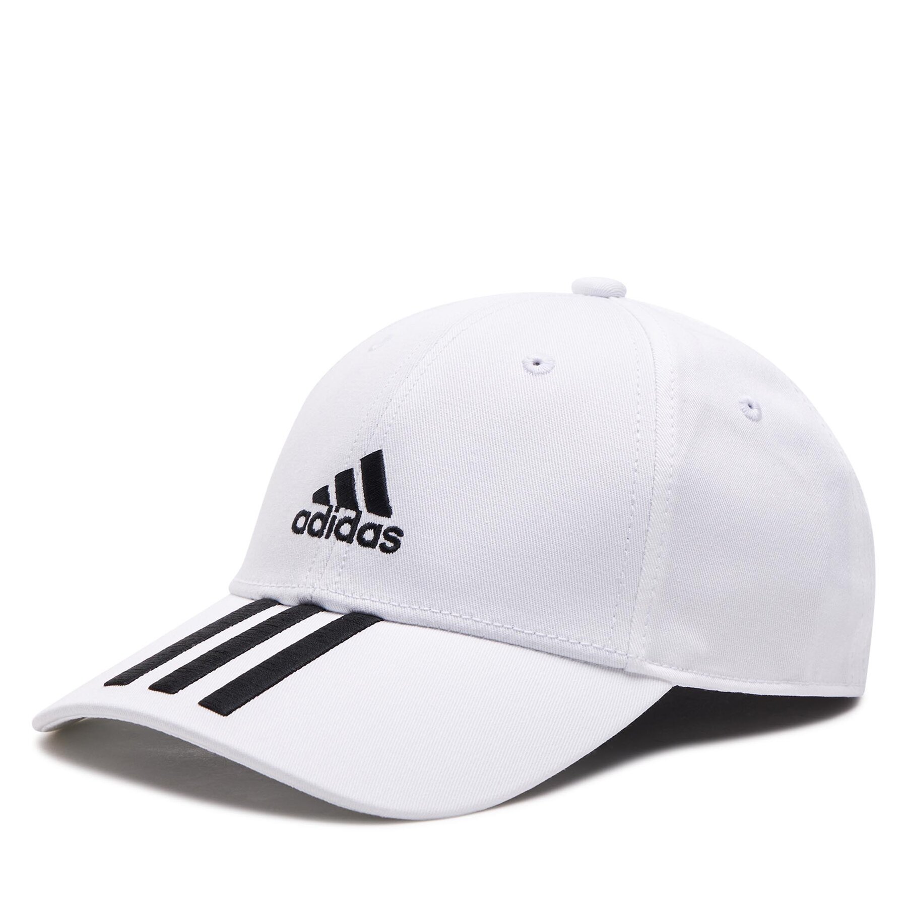 Cap adidas Baseball 3-Stripes Twill Cap FQ5411 White/Black/Black von Adidas