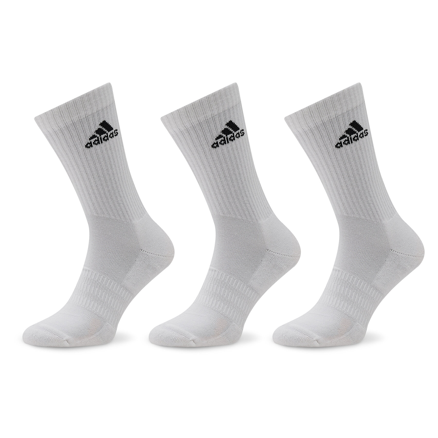 Hohe Unisex-Socken adidas Cushioned Crew Socks 3 Pairs HT3446 White/Black von Adidas