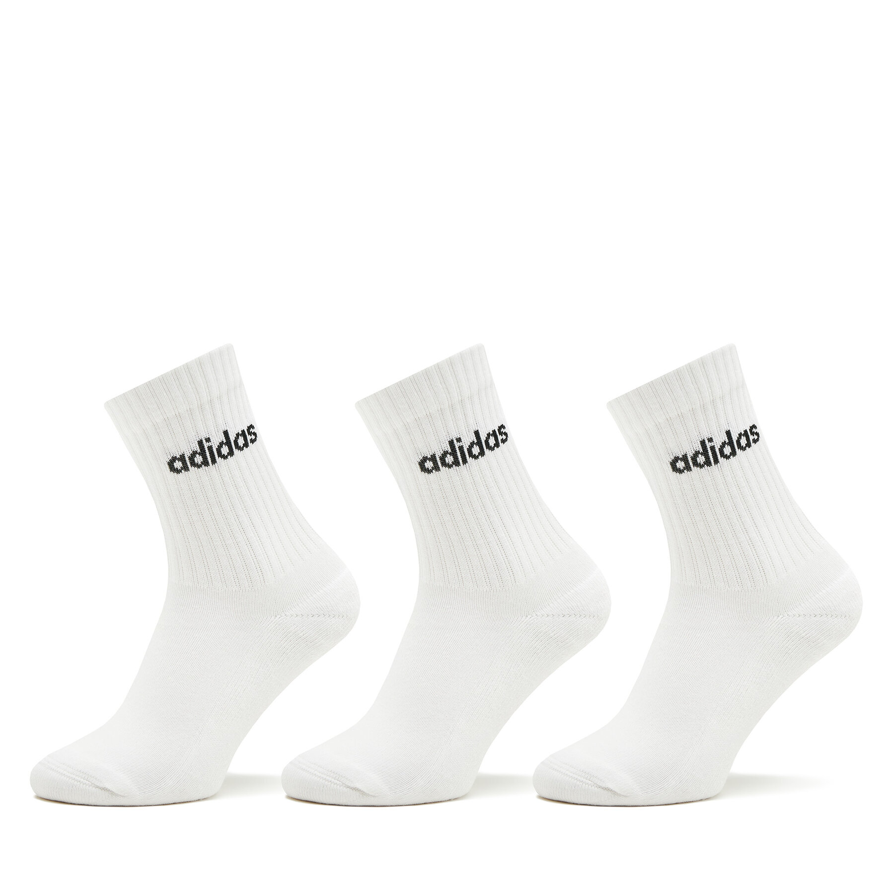 Hohe Unisex-Socken adidas Linear Crew Cushioned Socks 3 Pairs HT3455 Weiß Hohe Unisex-Socken adidas Linear Crew Cushioned Socks 3 Pairs HT3455 Weiß von Adidas