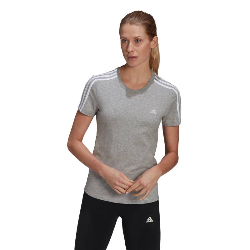 adidas T-shirt Damen Grau Melange L von Adidas