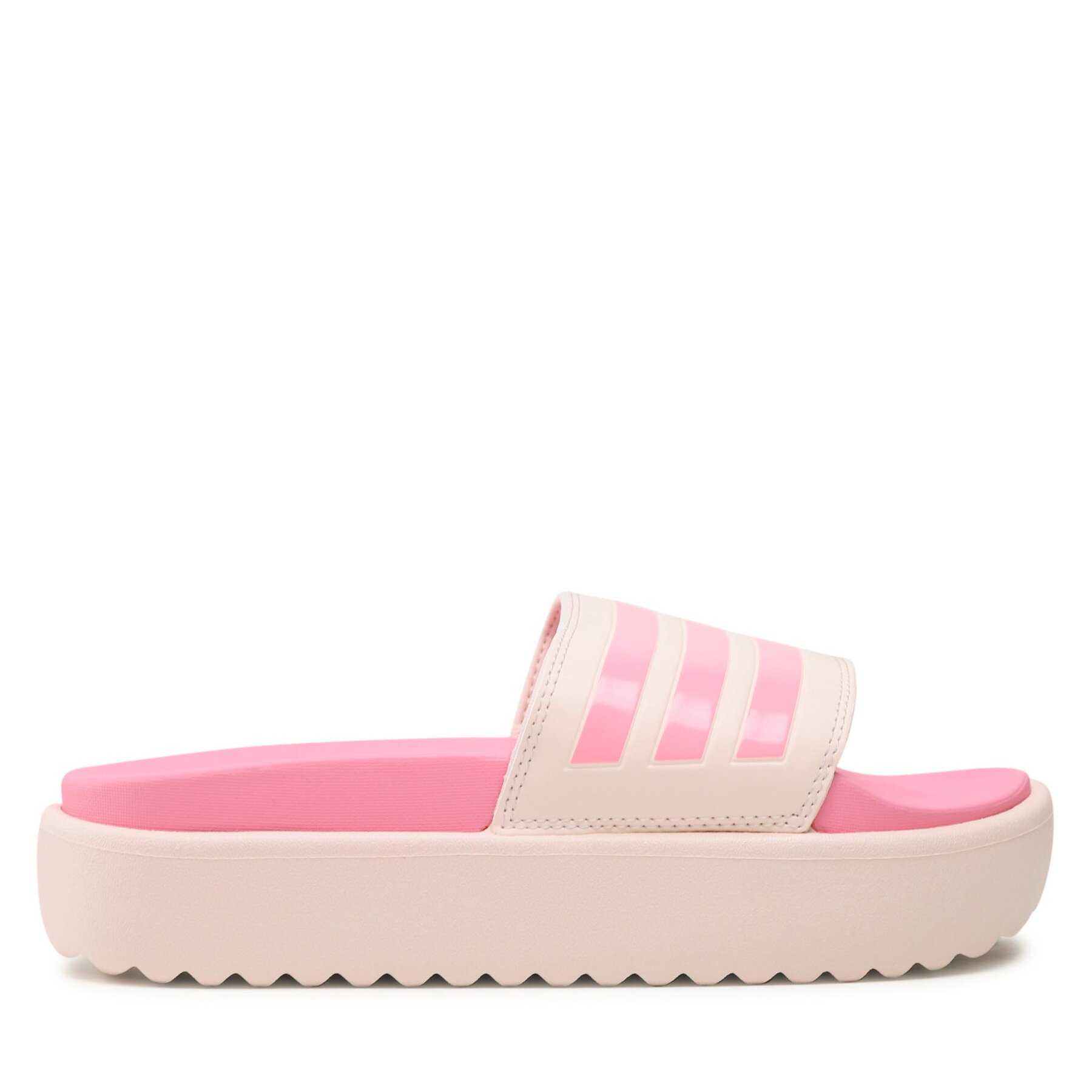 Pantoletten adidas Adilette Platform HP9409 Pink/Beige von Adidas