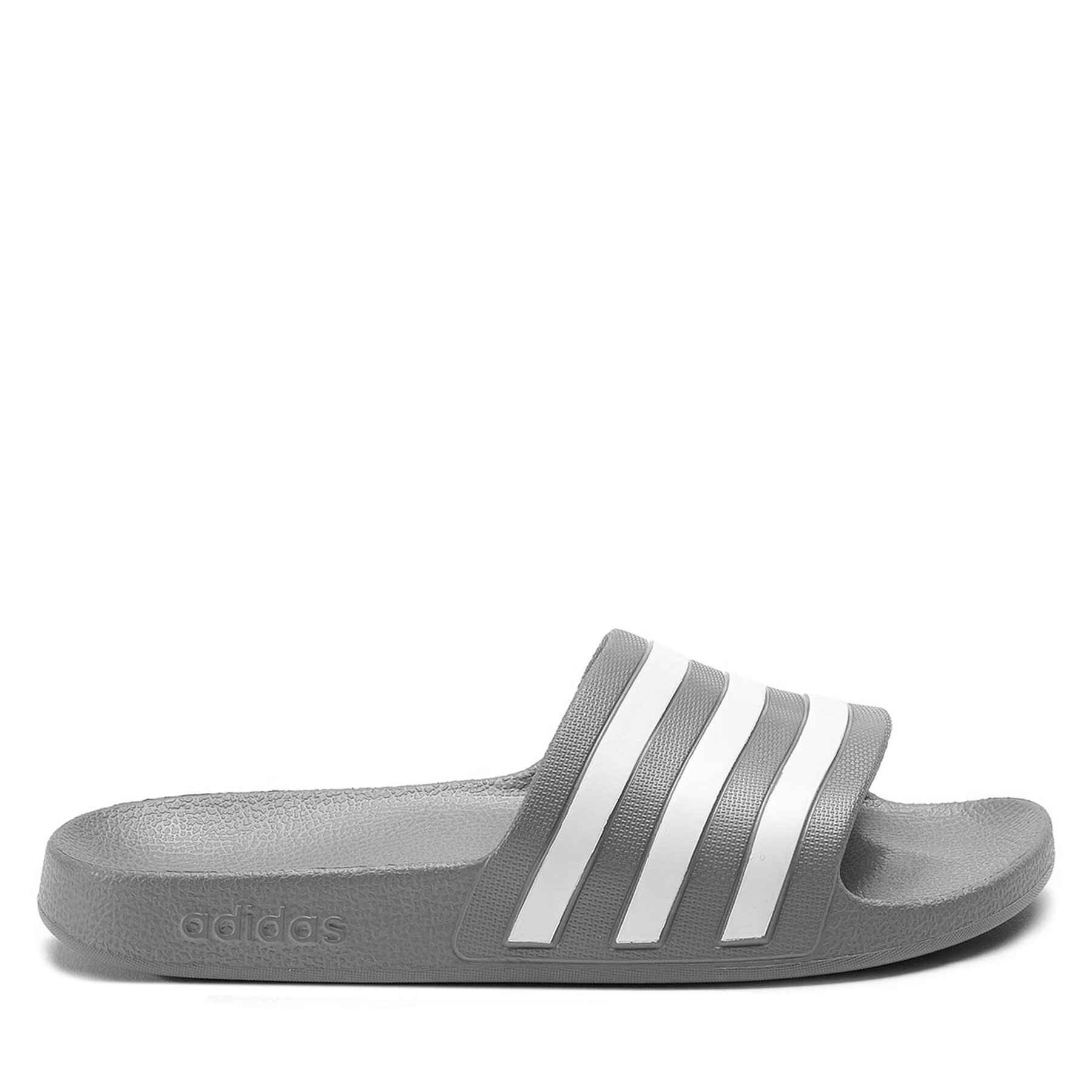 Pantoletten adidas adilette Aqua F35538 Grethr/Ftwwht/Grethr von Adidas