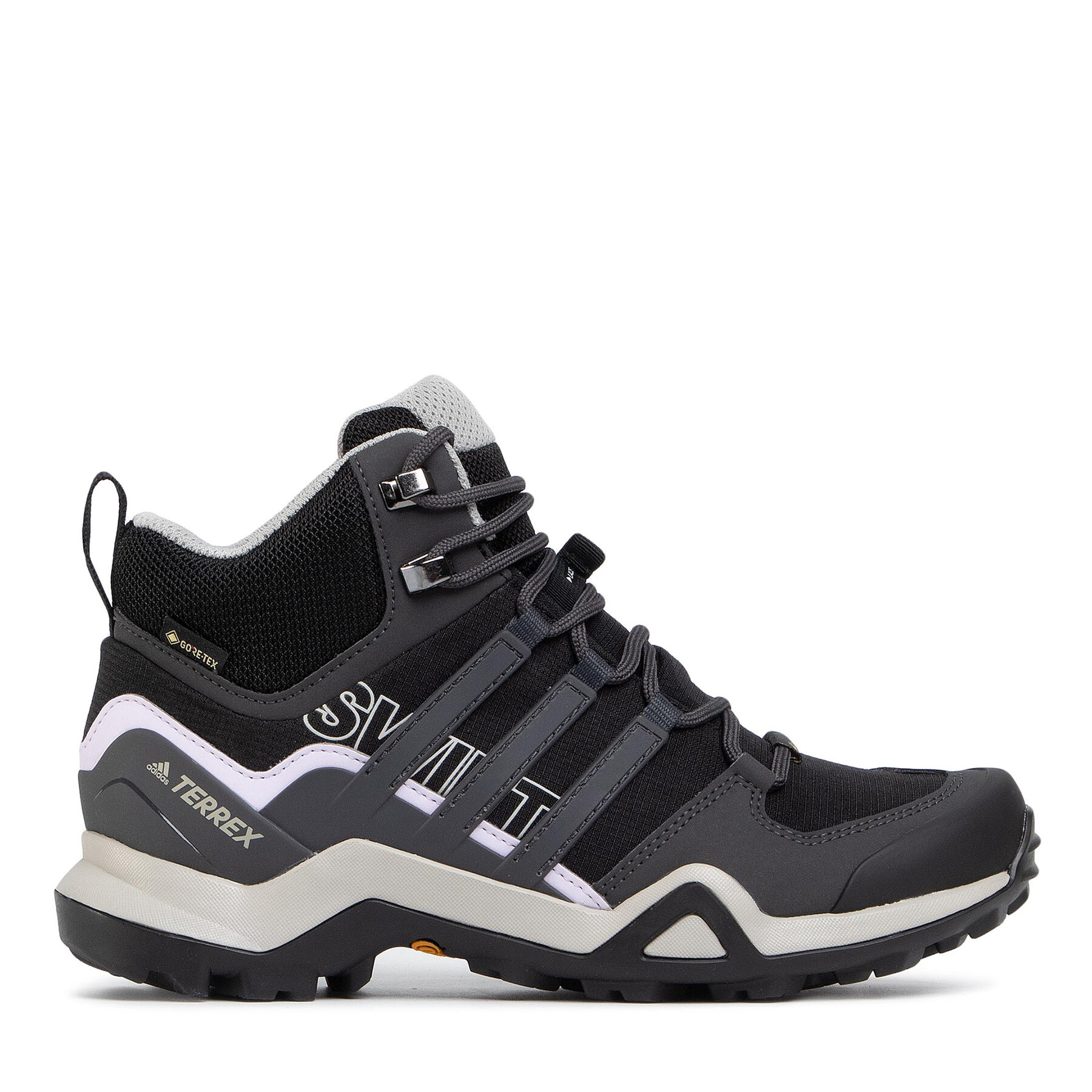 Schuhe adidas Terrex Swift R2 Mid Gtx W GORE-TEX EF3357 Core Black/Dgh Solid Grey/Purple Tint von Adidas