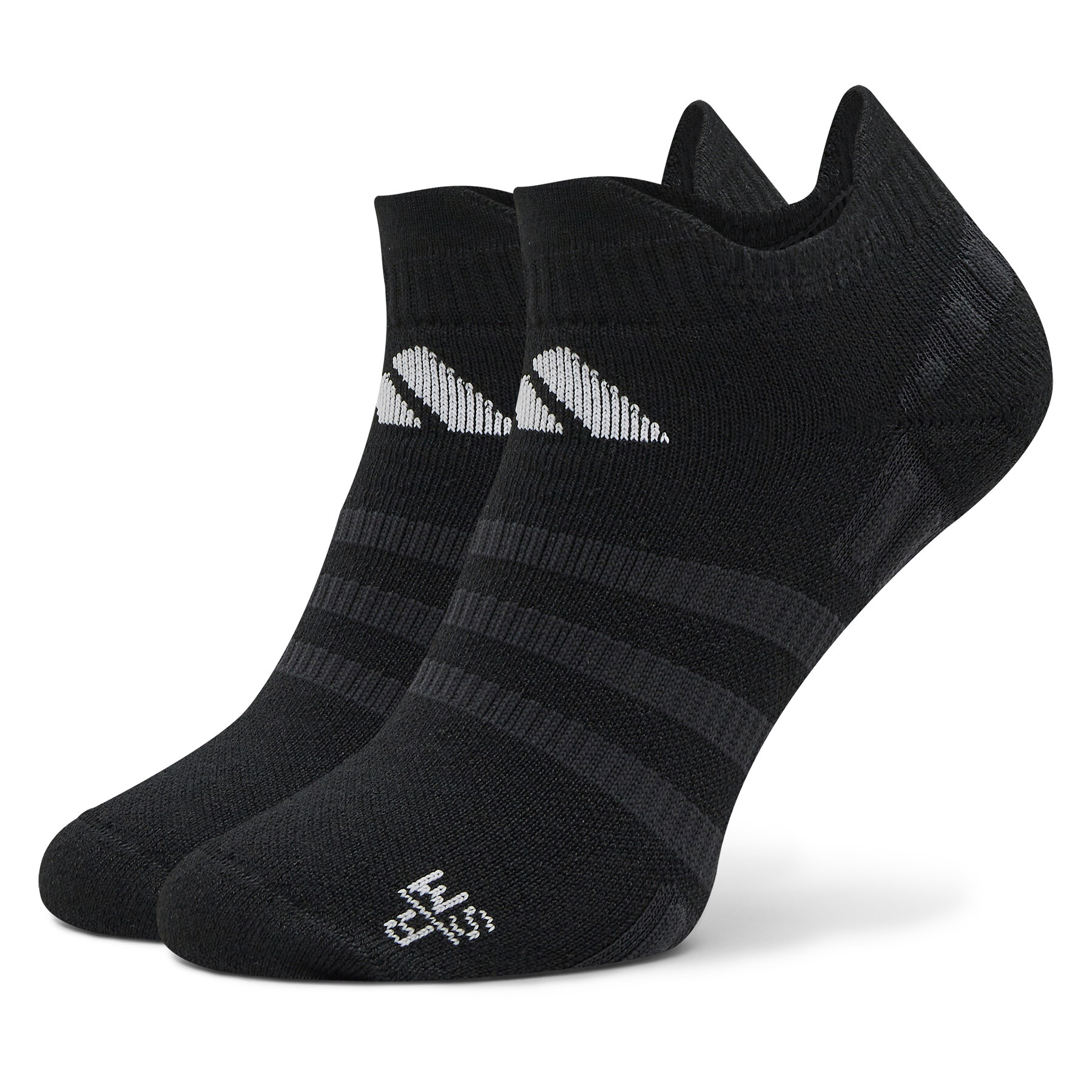 Unisex-Sneakersocken adidas Tennis Low-Cut Cushioned Socks 1 Pair HT1641 black/white von Adidas
