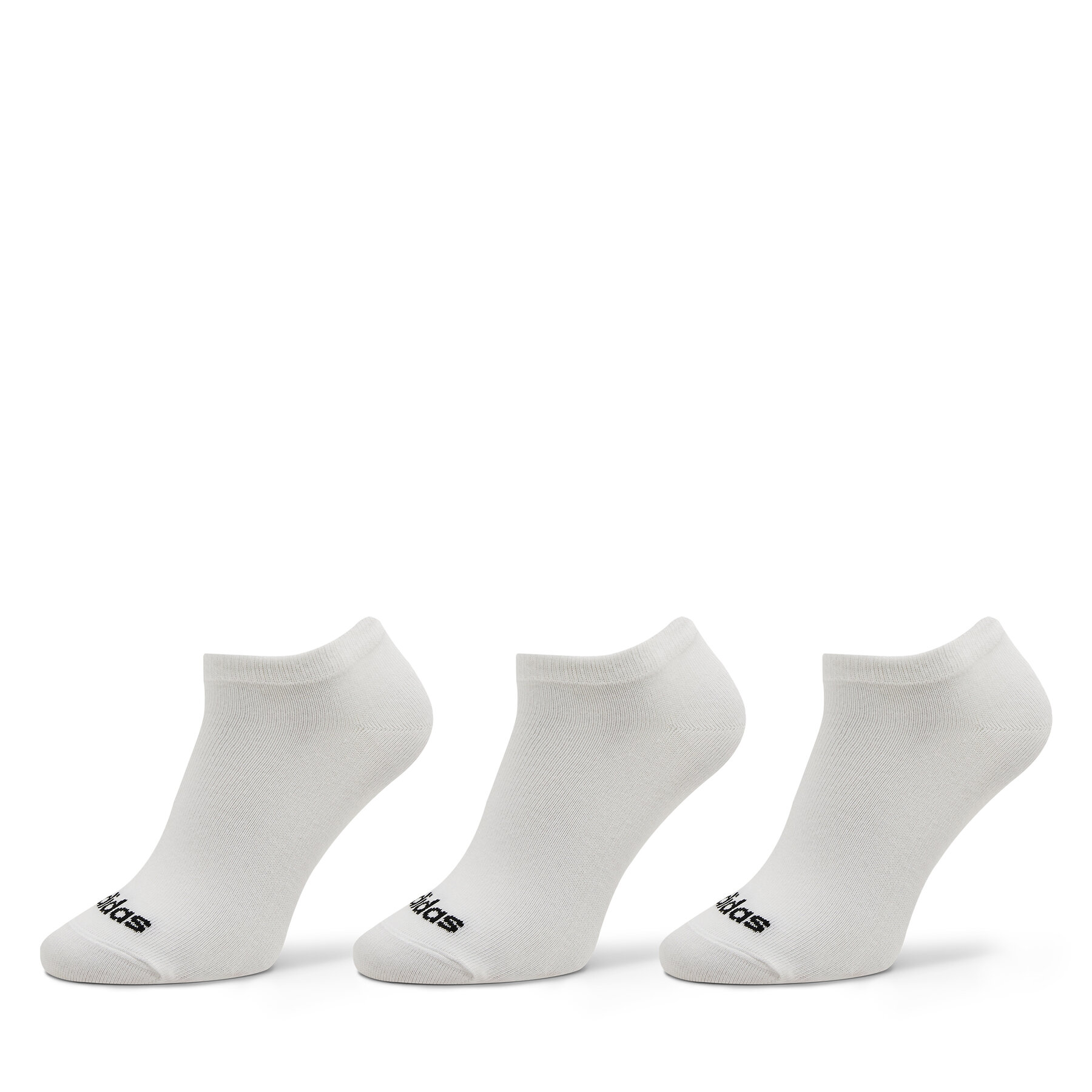 Unisex-Sneakersocken adidas Thin Linear Low-Cut Socks 3 Pairs HT3447 white/black von Adidas