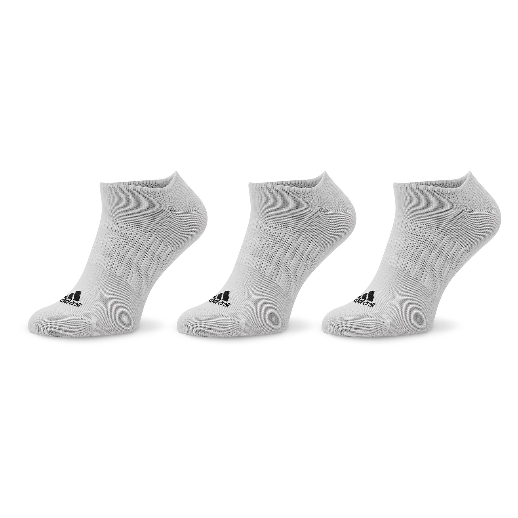 Unisex-Sneakersocken adidas Thin and Light No-Show Socks 3 Pairs HT3463 White/Black von Adidas