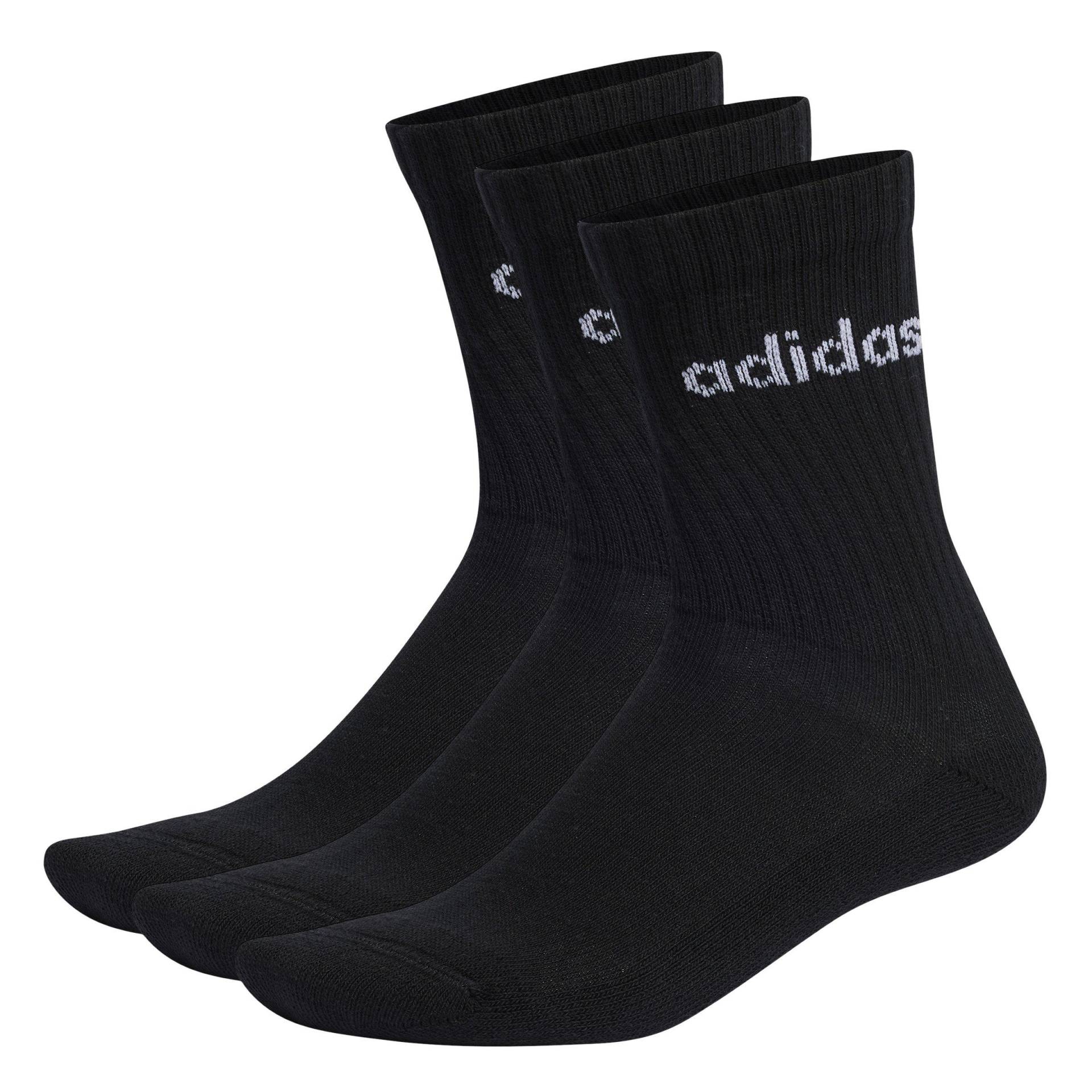 adidas 3-paar-set Hoher Socken Herren Schwarz 46-48 von Adidas