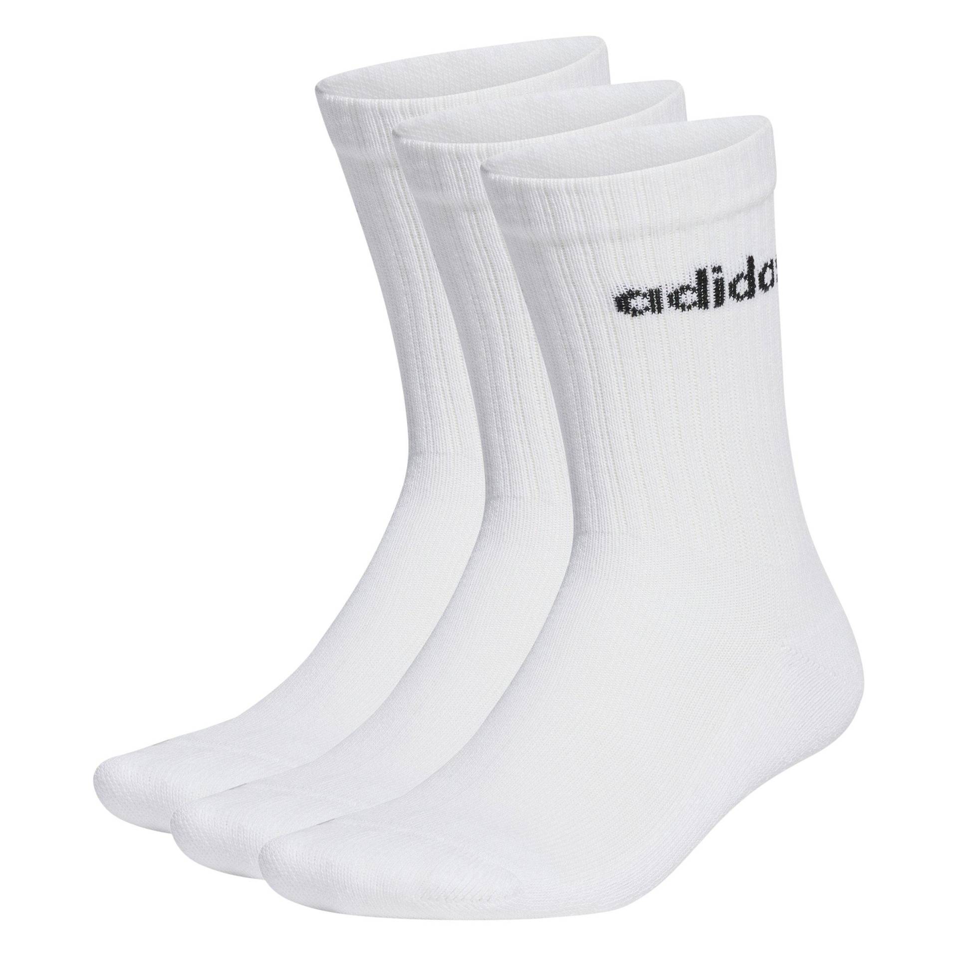 adidas 3-paar-set Hoher Socken Herren Weiss 46-48 von Adidas