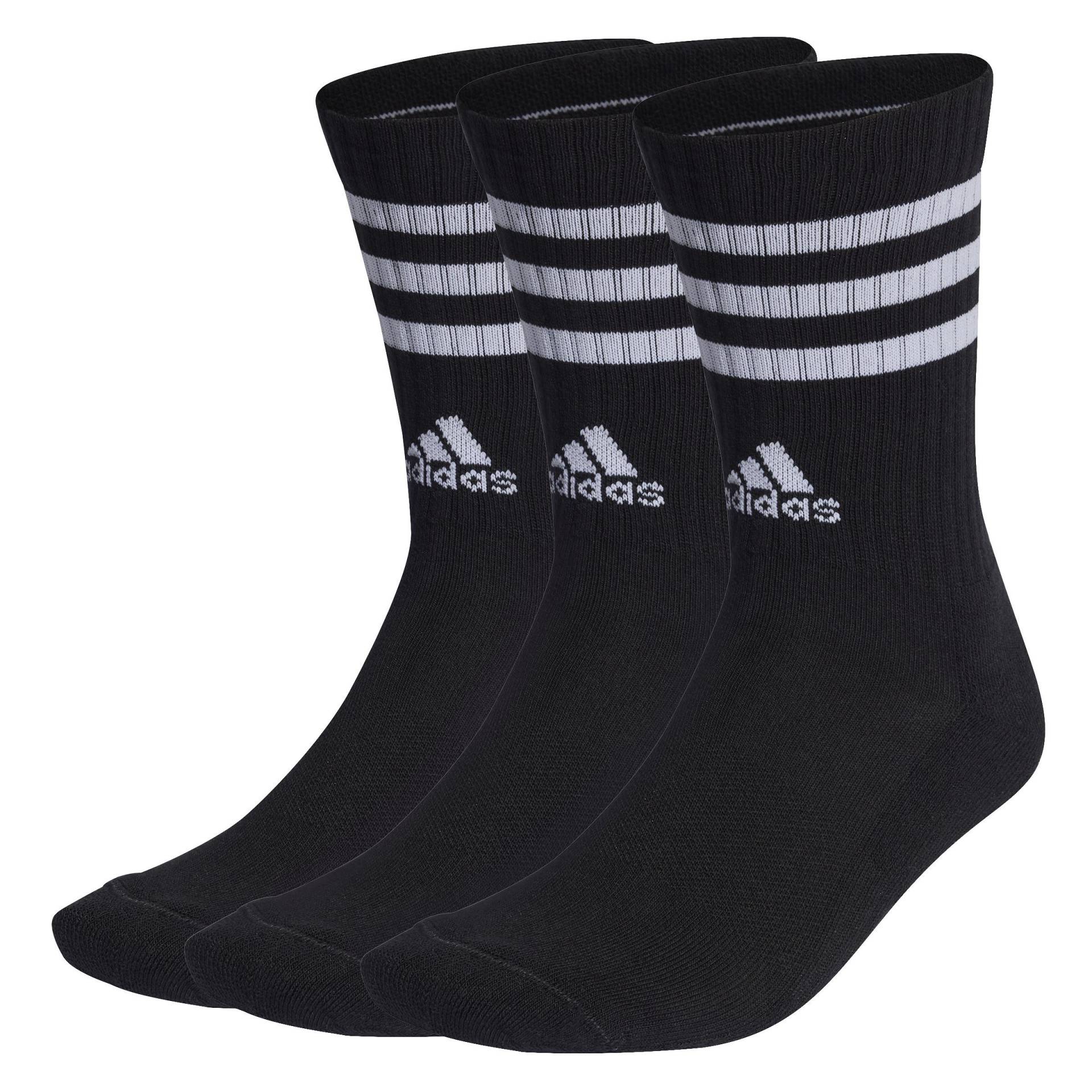 adidas Niedrige Socken 3-stripes (x3) Herren Schwarz 46-48 von Adidas