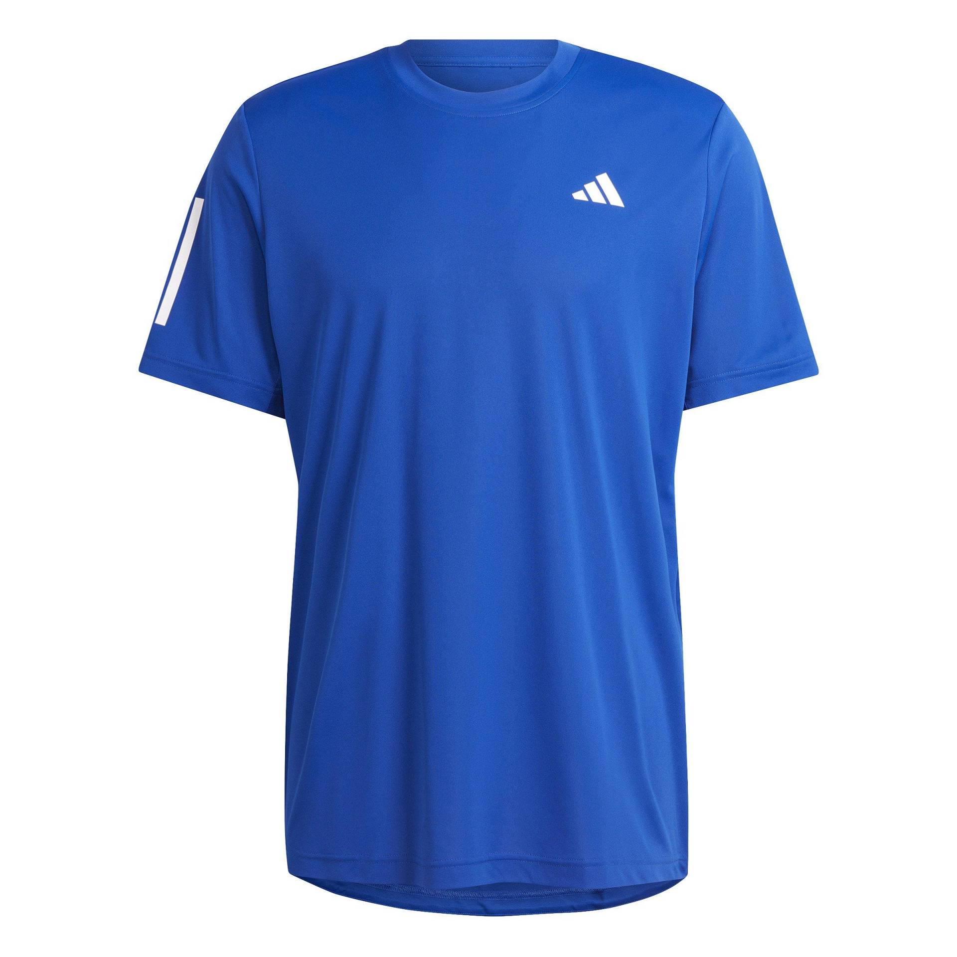 adidas Club 3-streifen Tennis T-shirt Royal Herren  L von Adidas