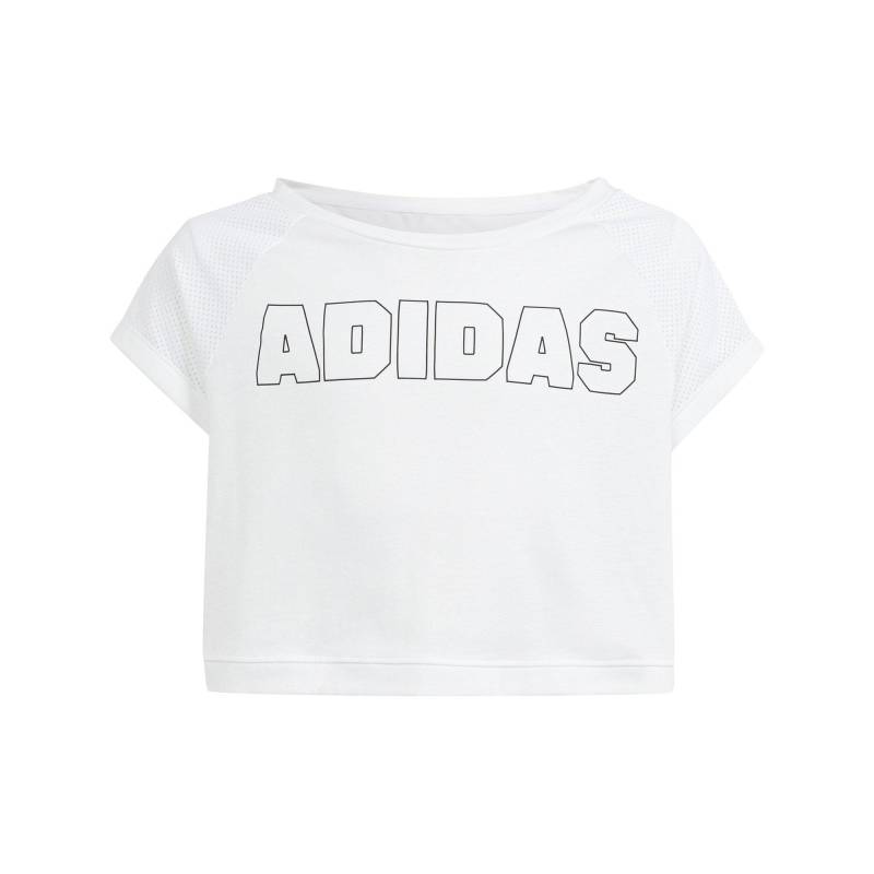 adidas Cropped Top Mädchen Weiss 128 von Adidas