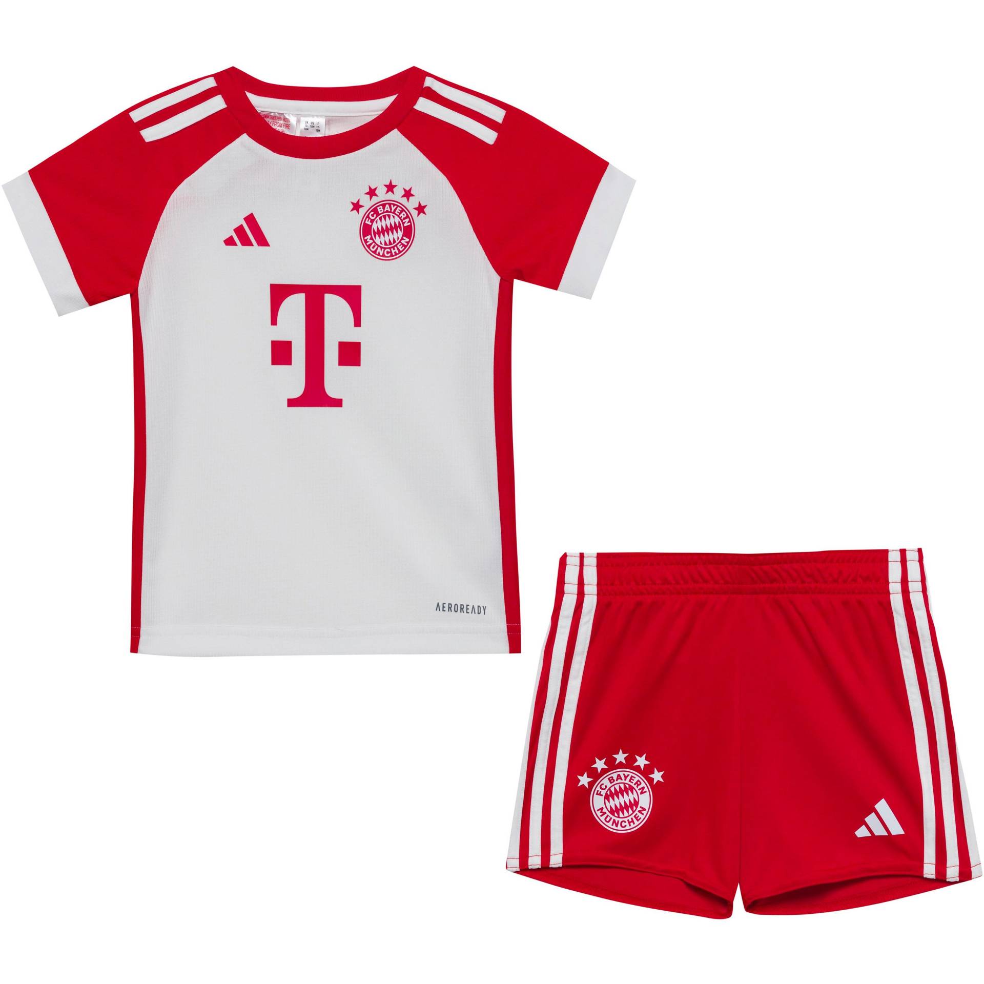 adidas FC Bayern München 23-24 Heim Babykit Teamtrikot Kinder von Adidas