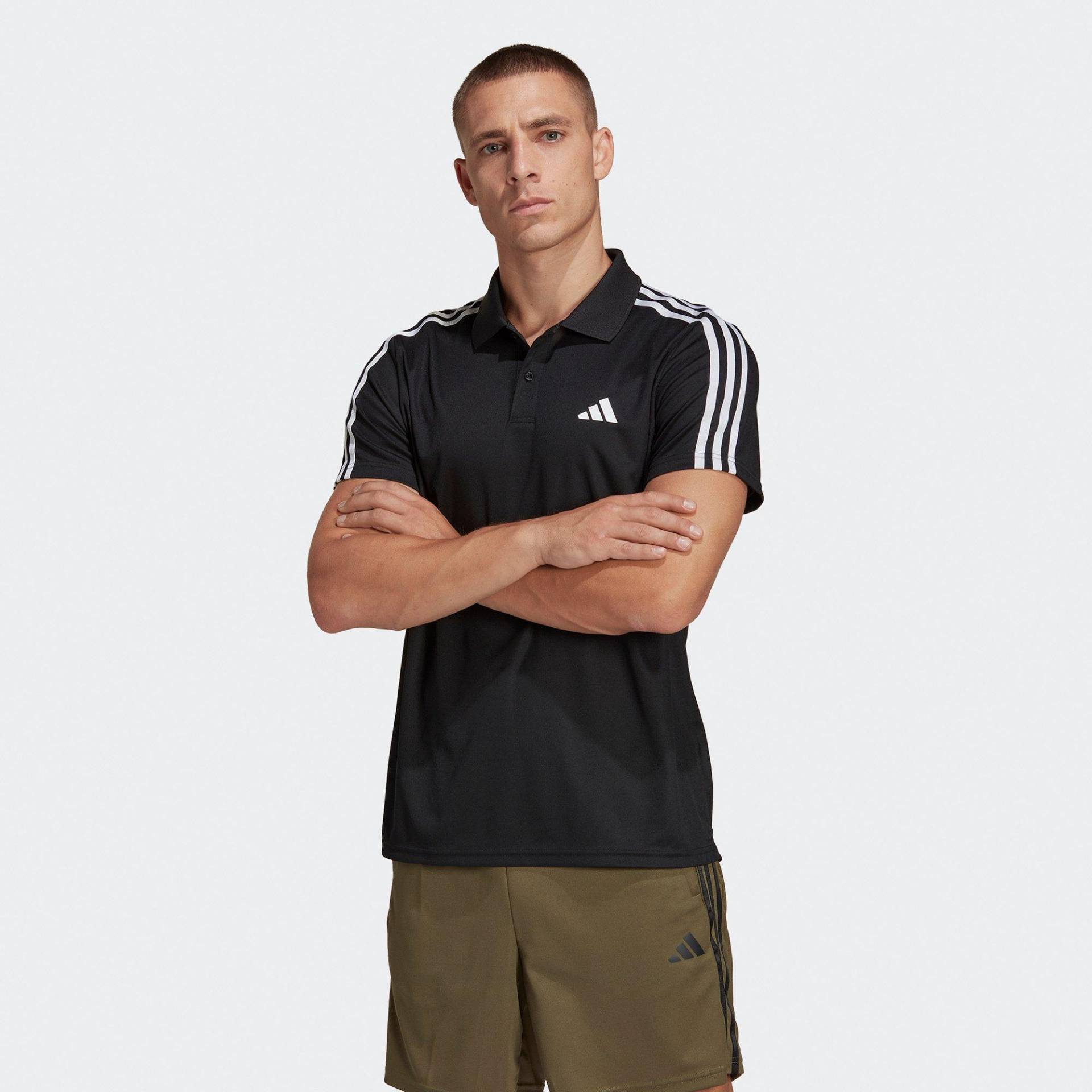 adidas Poloshirt, Kurzarm Herren Black XL von Adidas