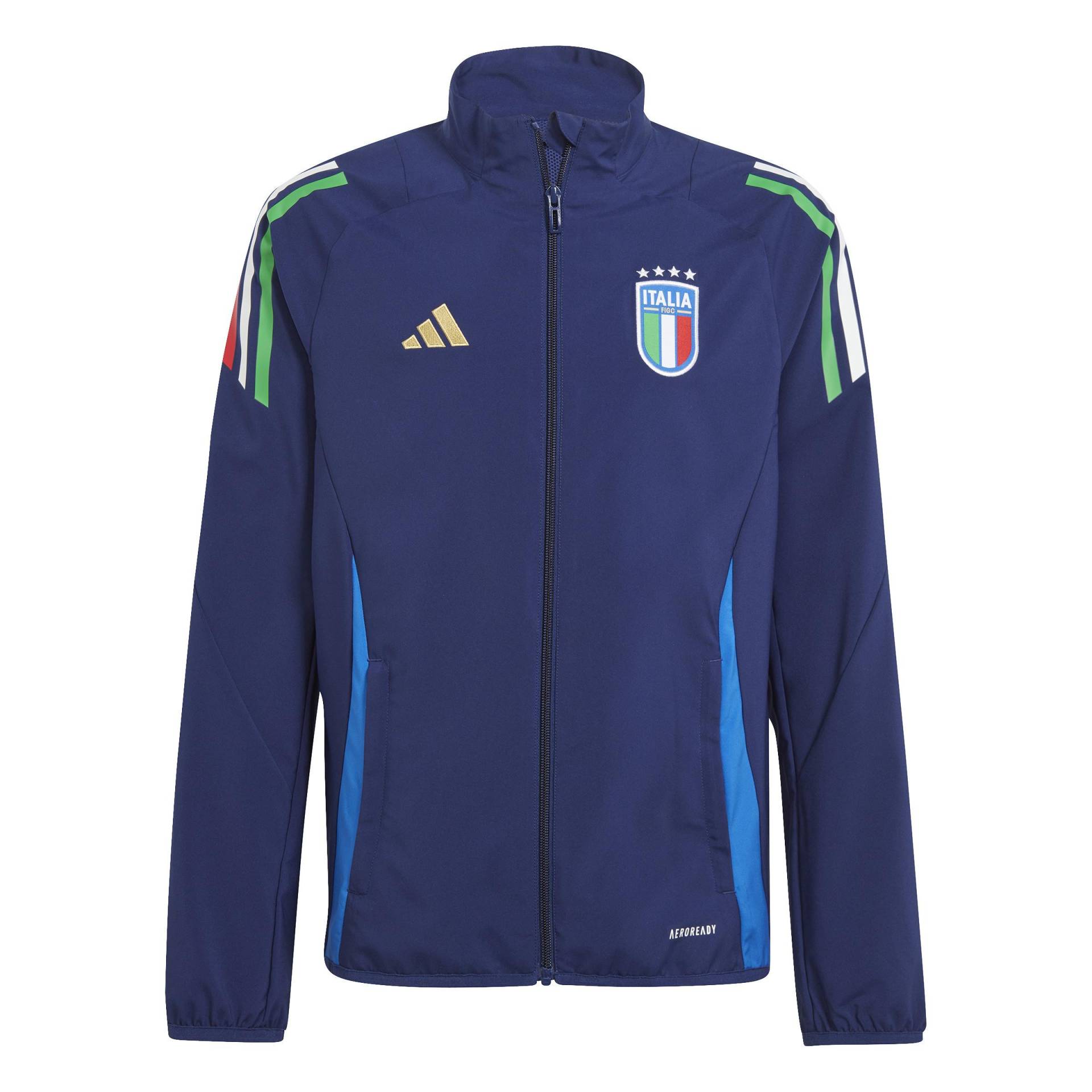 adidas Kinder-trainingsjacke Prematch Italien Euro 2024 Mädchen  9-10A von Adidas