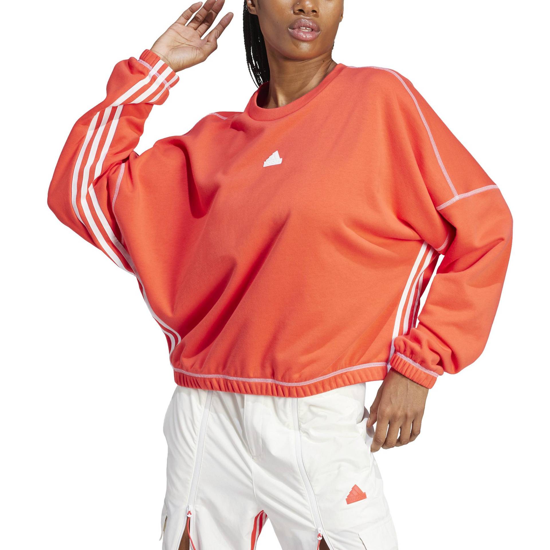 adidas Sweatshirt Damen Rot XS von Adidas