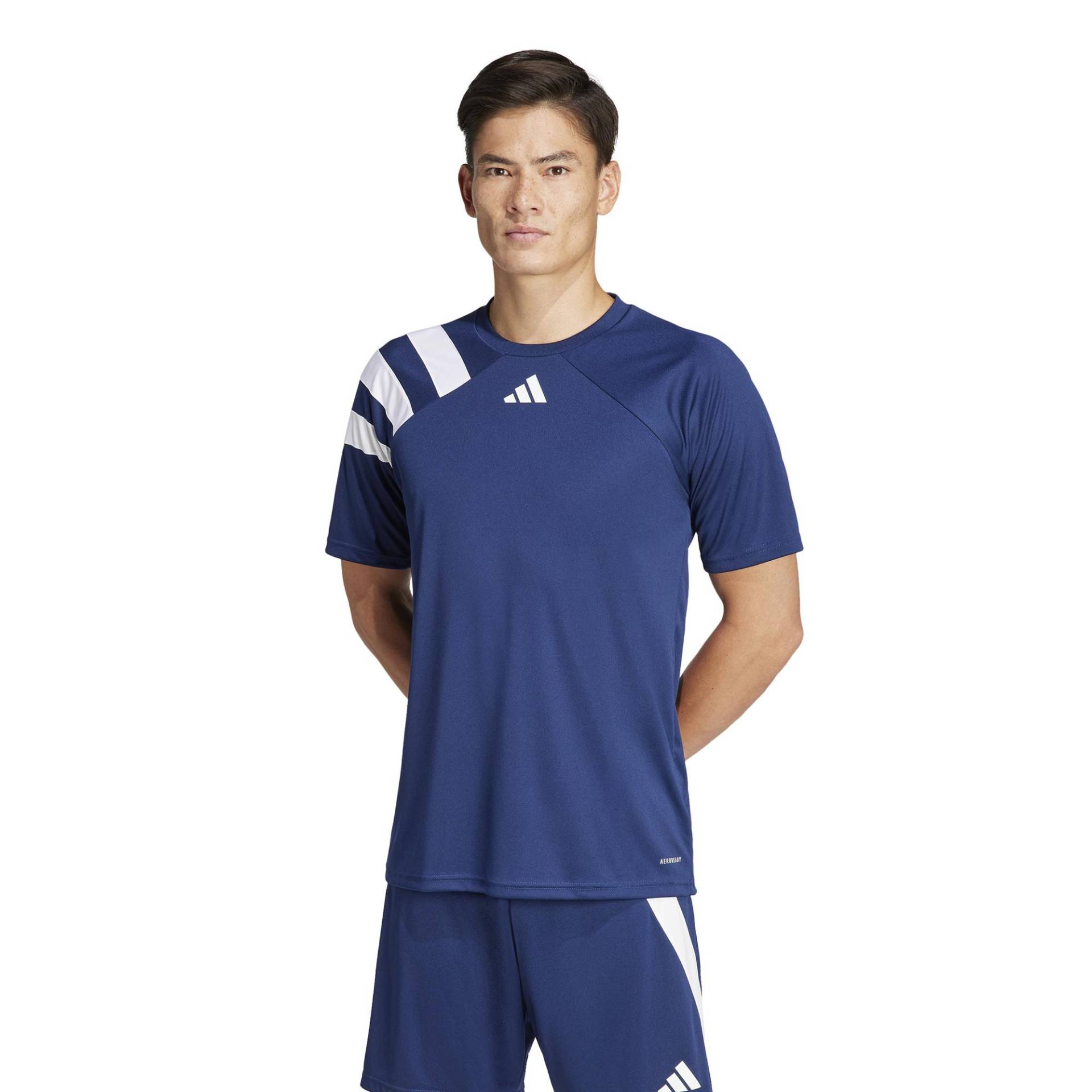 adidas T-shirt, Rundhals, Kurzarm Herren Marine L von Adidas