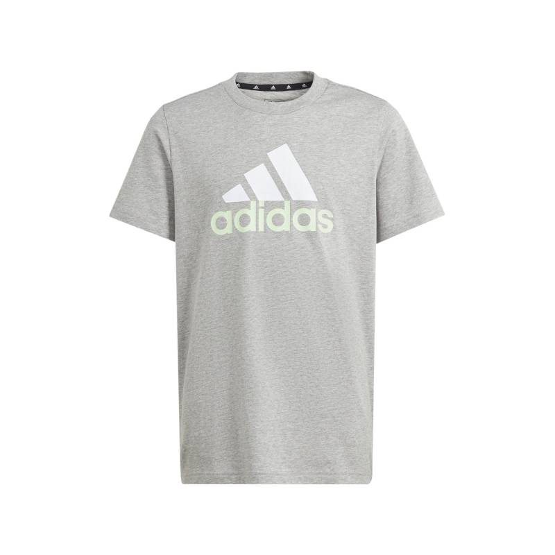 adidas T-shirt, Rundhals, Kurzarm Jungen Grau Melange 140 von Adidas