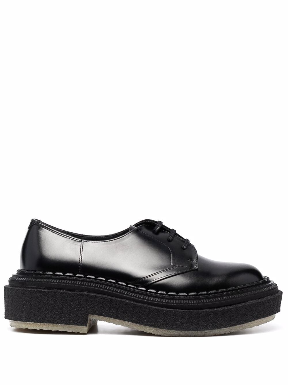 Adieu Paris Type 135 leather Derby shoes - Black von Adieu Paris