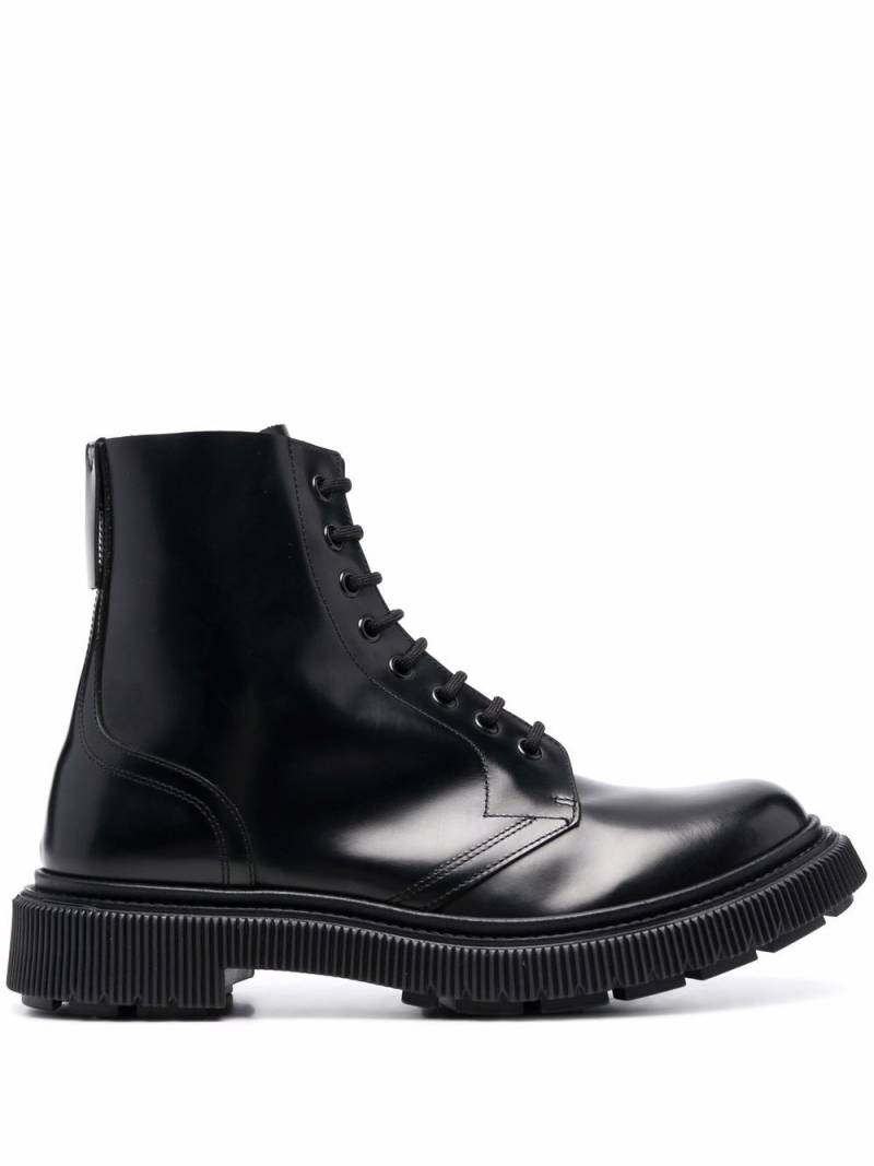 Adieu Paris ankle lace-up boots - Black von Adieu Paris