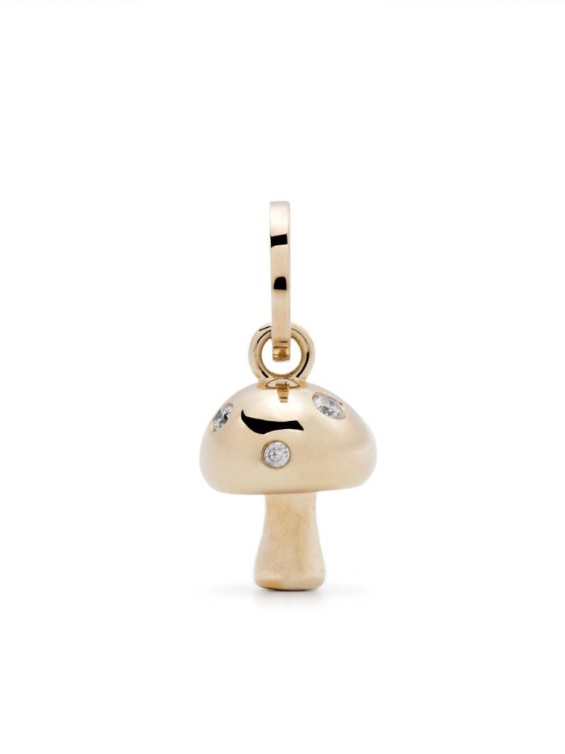 Adina Reyter 14kt yellow gold Enchanted Mushroom large diamond charm von Adina Reyter