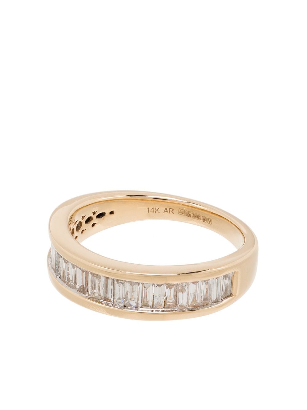 Adina Reyter 14kt yellow gold Heirloom baguette diamond ring von Adina Reyter