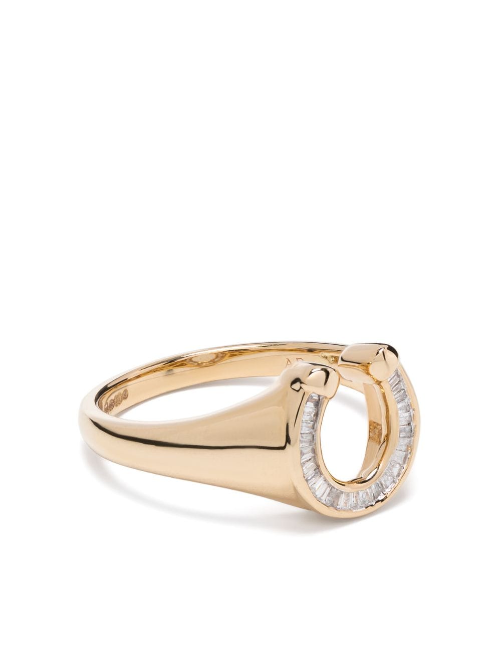 Adina Reyter 14kt yellow gold Horseshoe signet ring von Adina Reyter