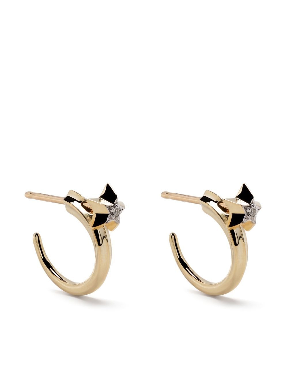 Adina Reyter 14kt yellow gold Shooting Star diamond earrings von Adina Reyter