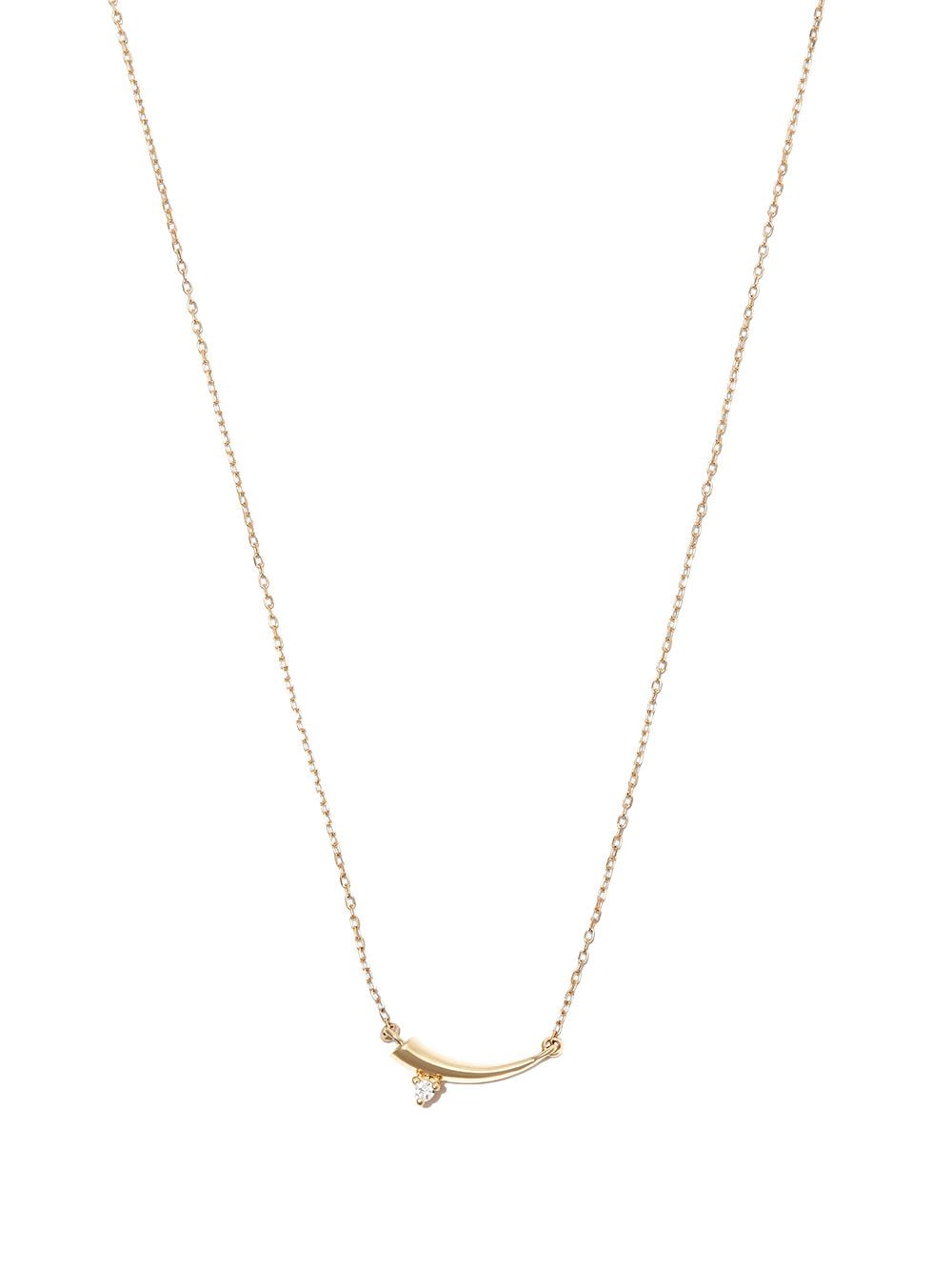 Adina Reyter 14kt yellow gold Thorn Tiny diamond necklace von Adina Reyter