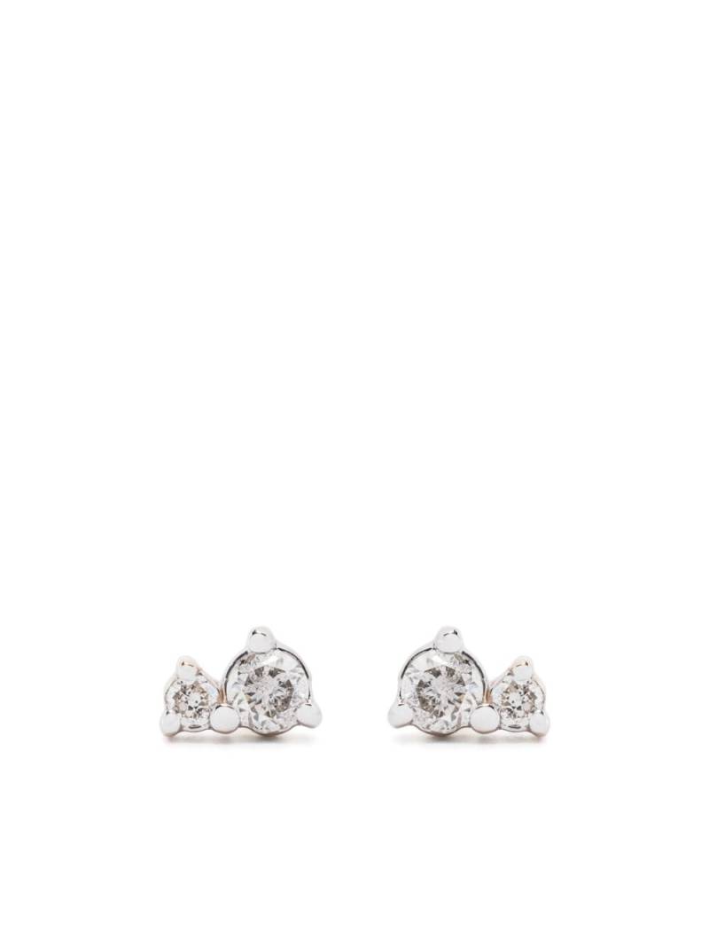 Adina Reyter 14kt yellow gold diamond amigos post-stud earrings von Adina Reyter