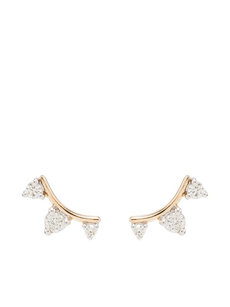 Adina Reyter Amigos 14-karat gold diamond earrings von Adina Reyter
