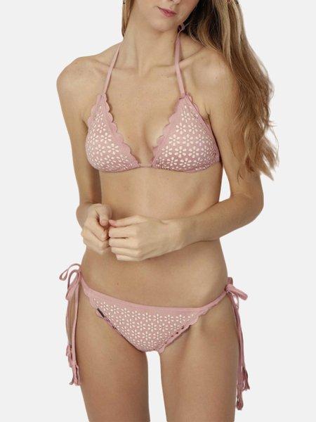 2-teiliges Triangel-bikini-set Vorgeformt Sand Desert Damen Altrosa 40 von Admas