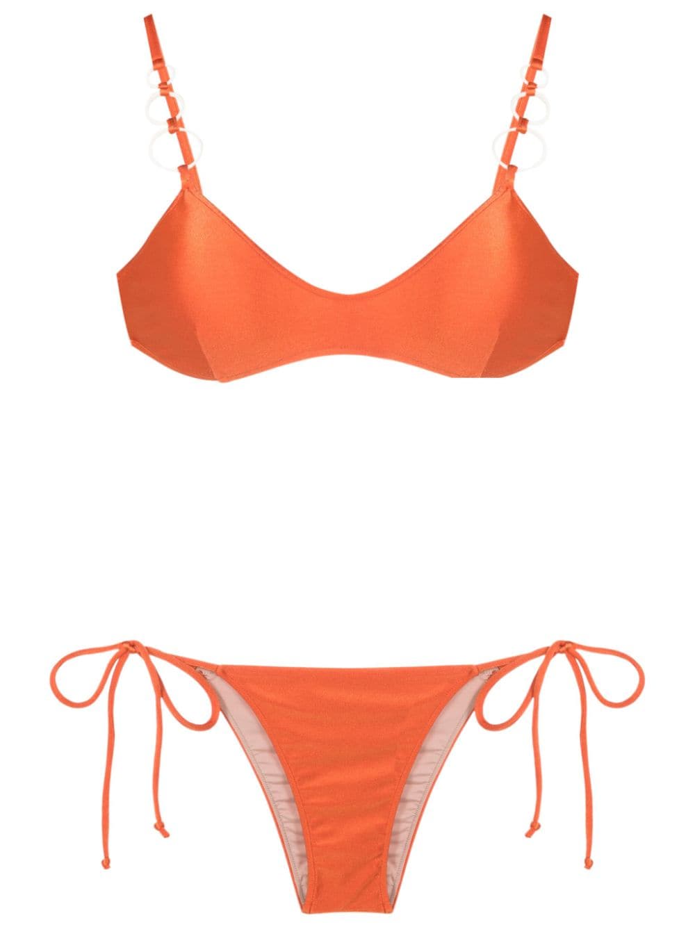 Adriana Degreas ring-hardware bikini - Orange von Adriana Degreas