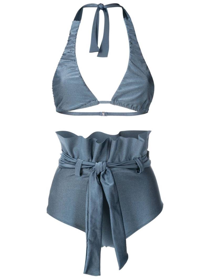 Adriana Degreas tie-fastening bikini set - Blue von Adriana Degreas