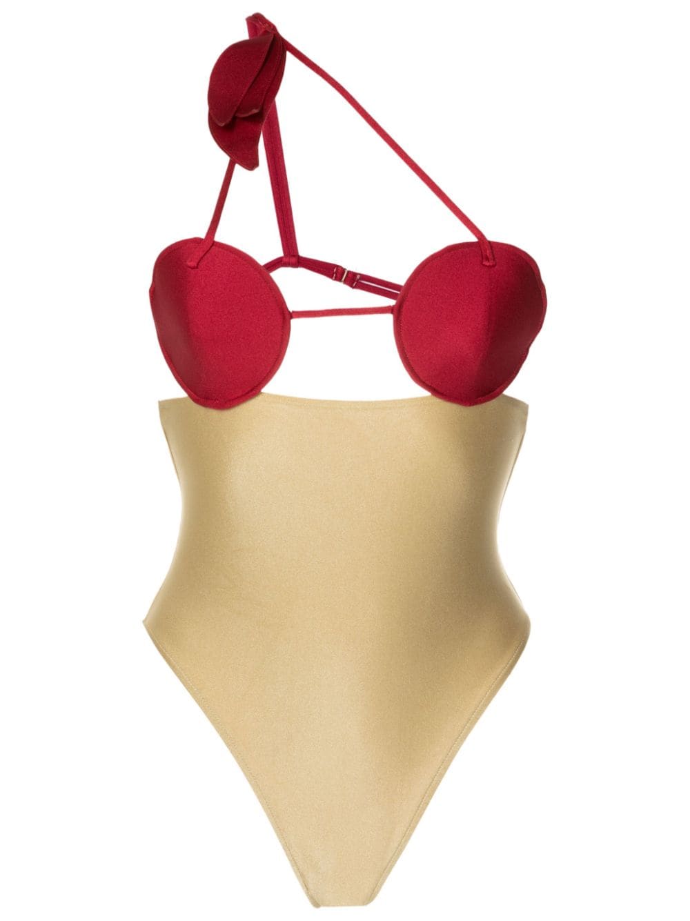 Adriana Degreas two-tone design swimsuit - Gold von Adriana Degreas