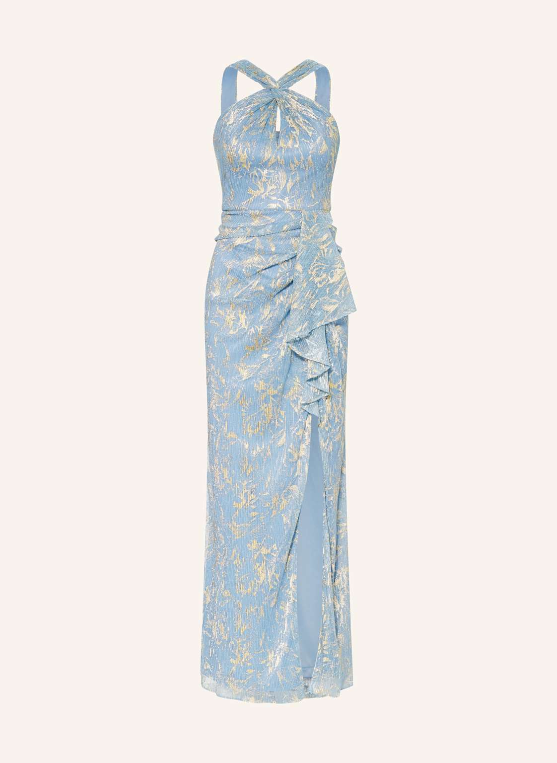 Adrianna Papell Abendkleid Mit Glitzergarn blau Adrianna Papell Abendkleid Mit Glitzergarn blau von Adrianna Papell