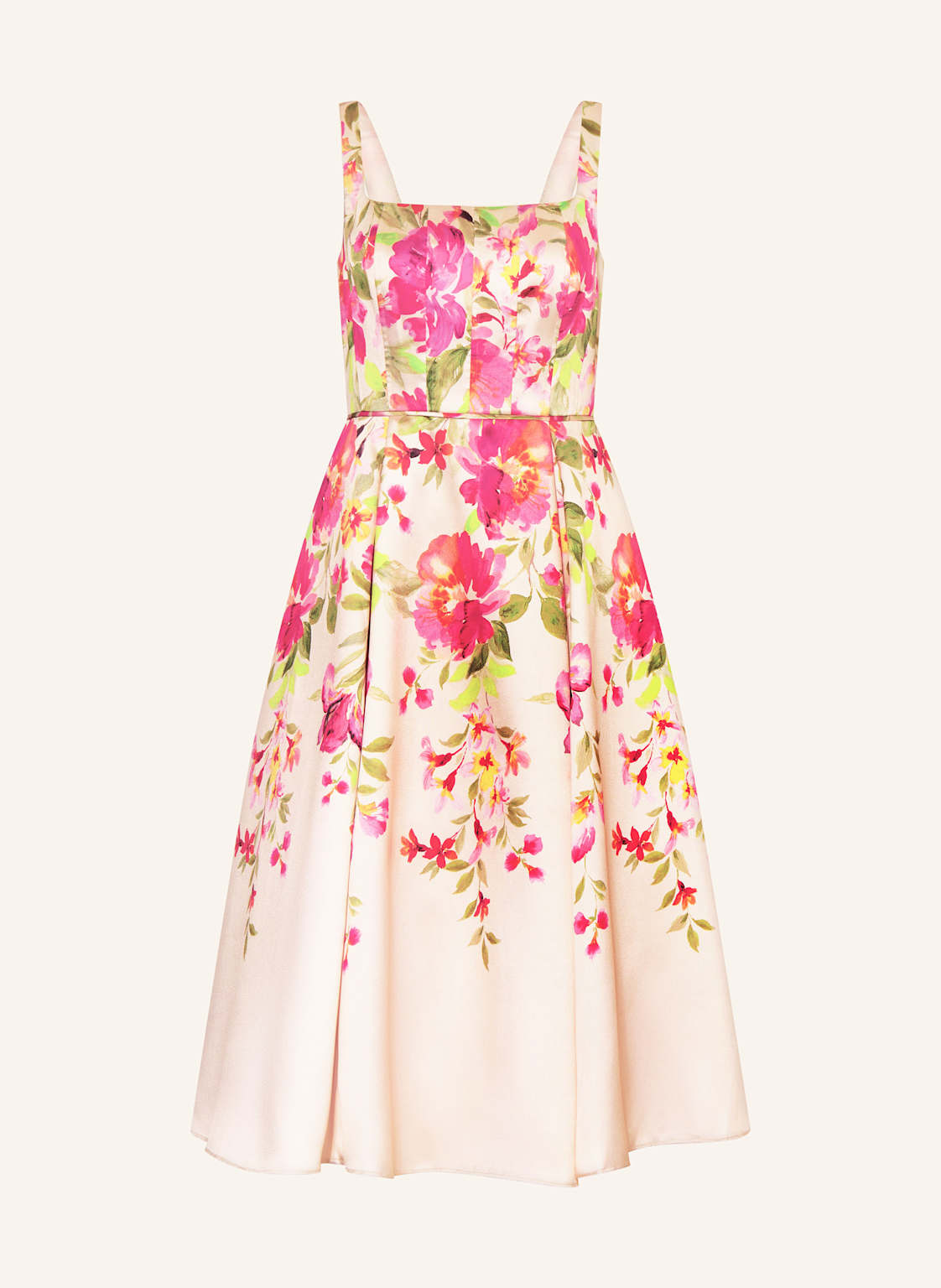 Adrianna Papell Satinkleid beige von Adrianna Papell