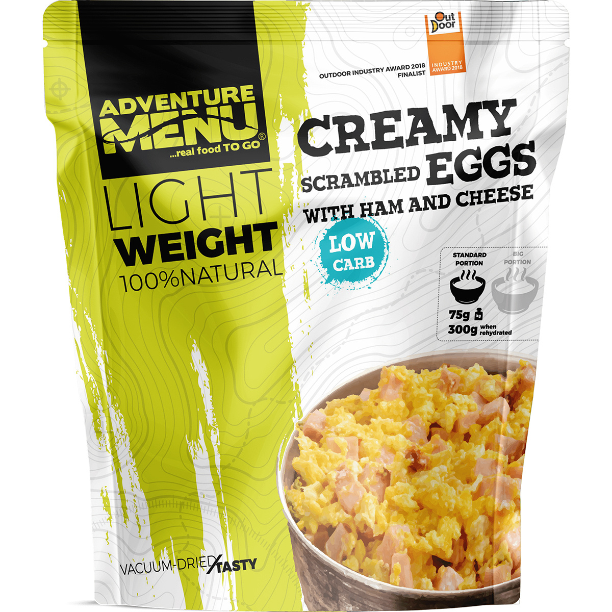 Adventure Menu Creme-Rührei mit Schinken und Käse Adventure Menu Creme-Rührei mit Schinken und Käse von Adventure Menu