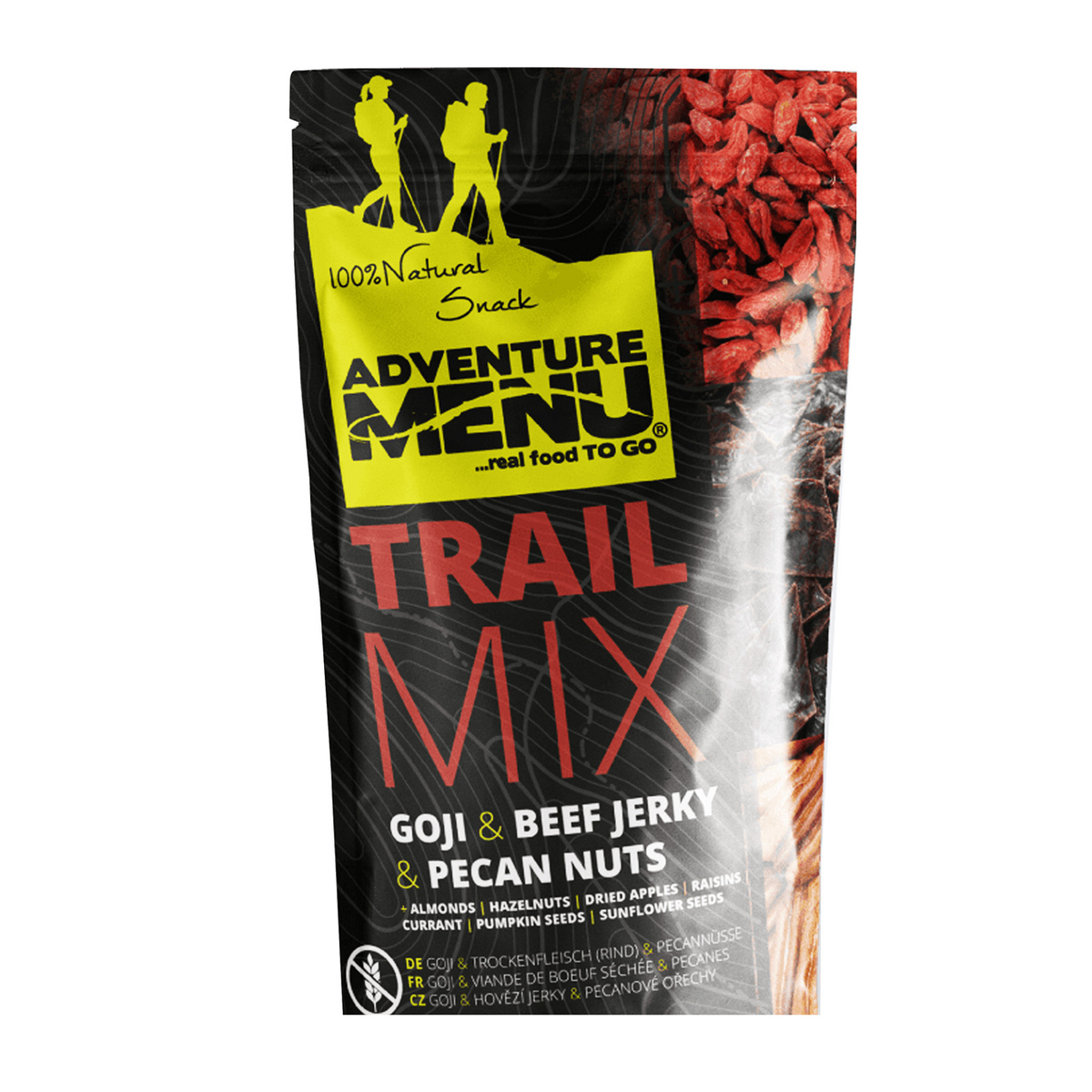 Adventure Menu Trailmix - Goji - Beef Jerky - Pecannüsse Adventure Menu Trailmix - Goji - Beef Jerky - Pecannüsse von Adventure Menu