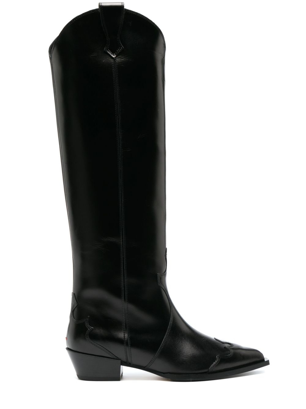 Aeyde 50mm pointed-toe knee boots - Black von Aeyde