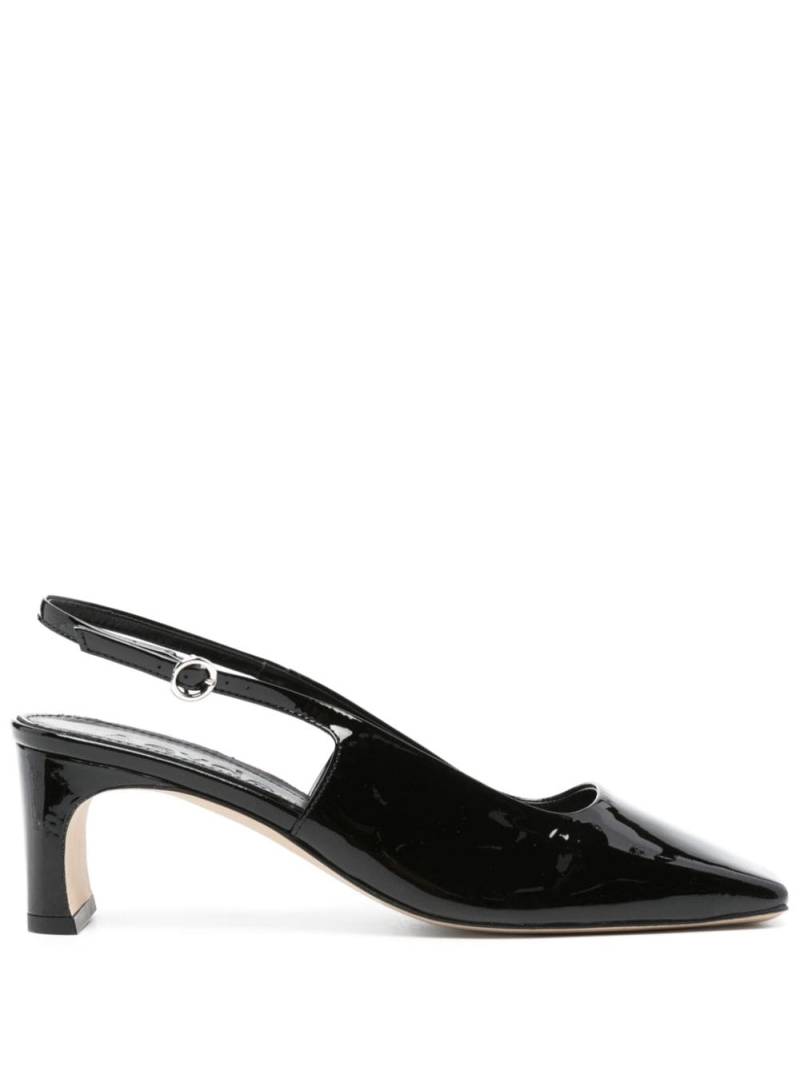 Aeyde 60mm patent leather pumps - Black von Aeyde