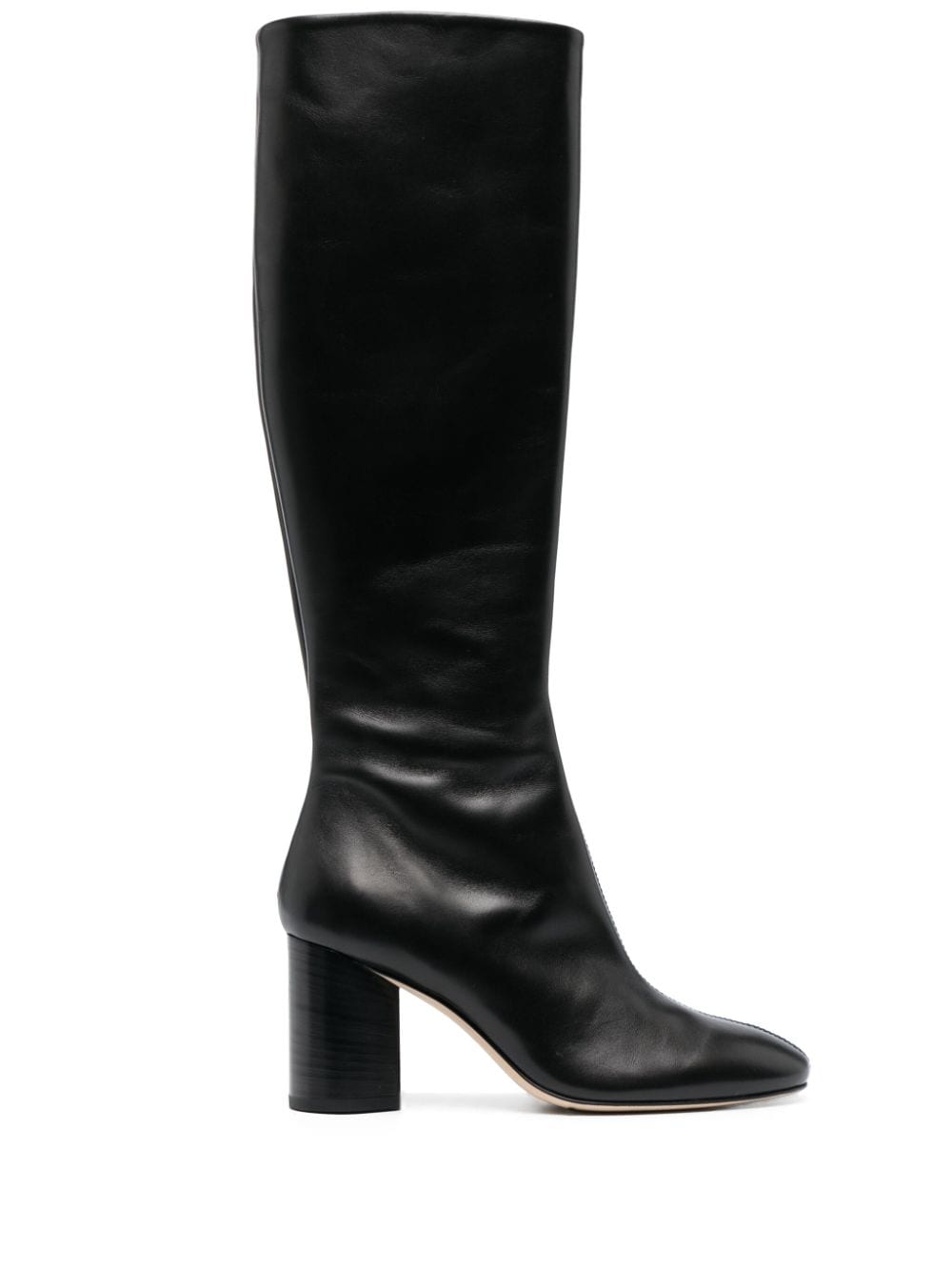 Aeyde Ariana 75mm leather boots - Black von Aeyde