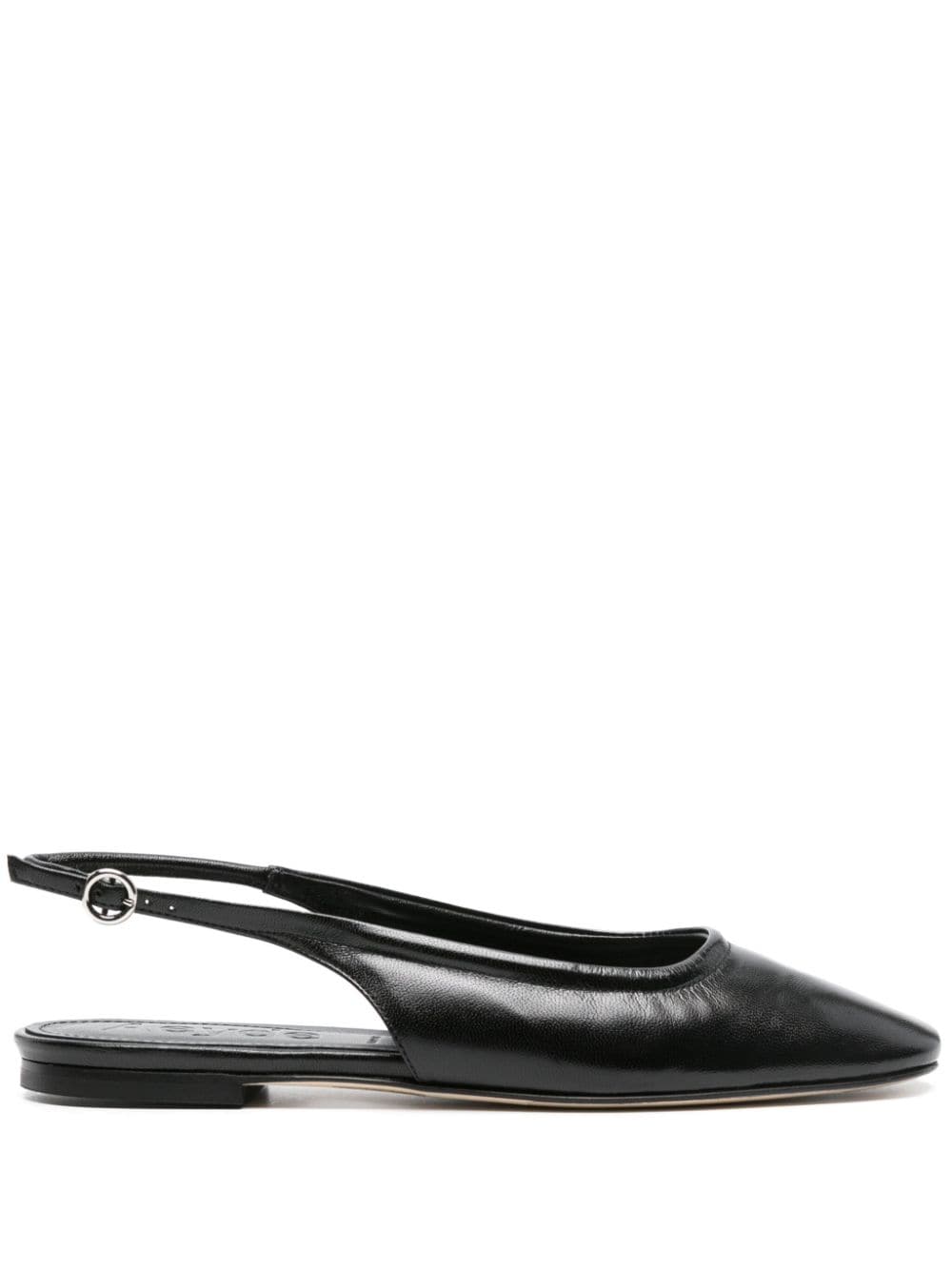 Aeyde Dani leather ballerina shoes - Black von Aeyde