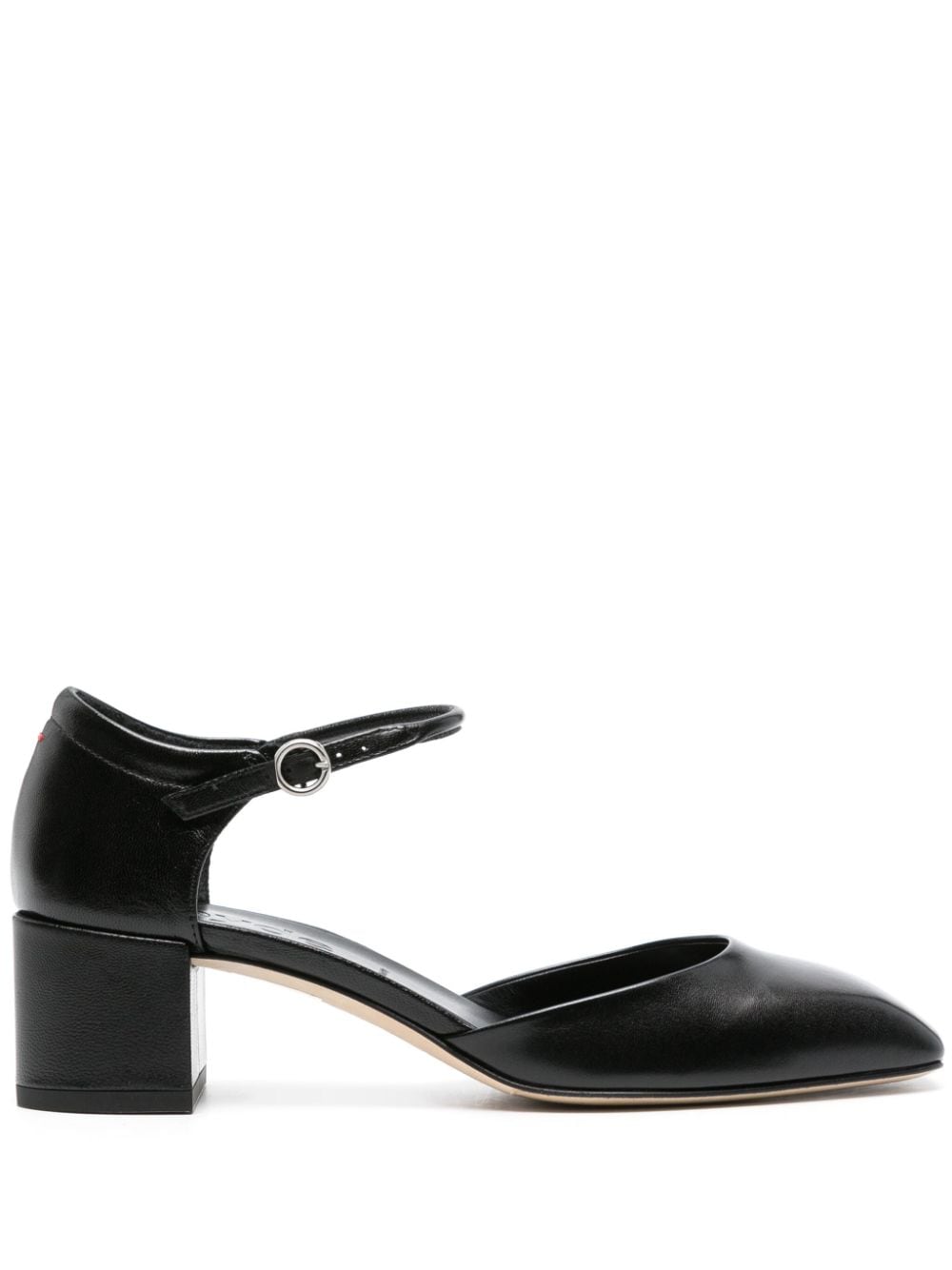 Aeyde Magda 45mm leather pumps - Black von Aeyde