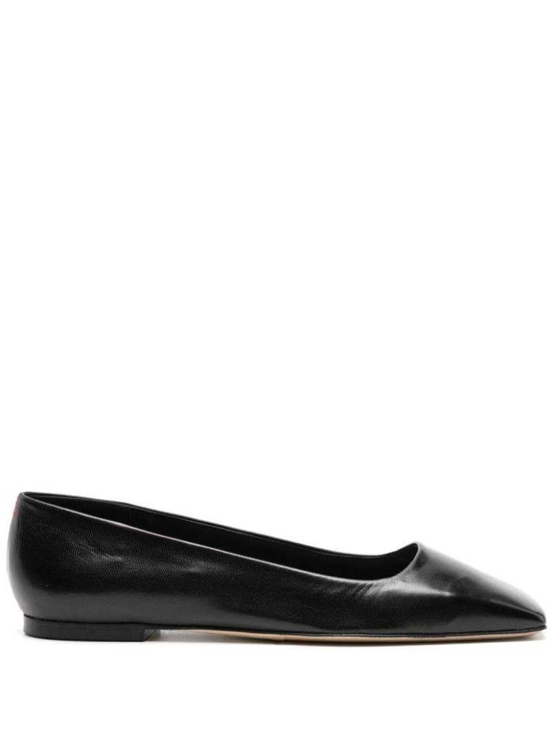 Aeyde Matti leather ballerina shoes - Black von Aeyde