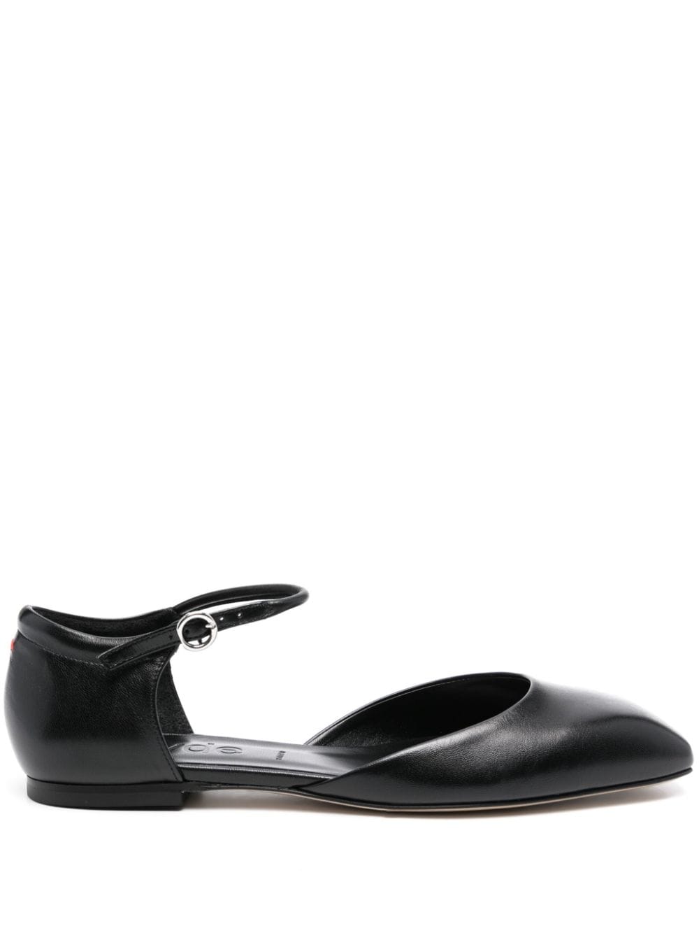 Aeyde Miri square-toe ballerina shoes - Black von Aeyde