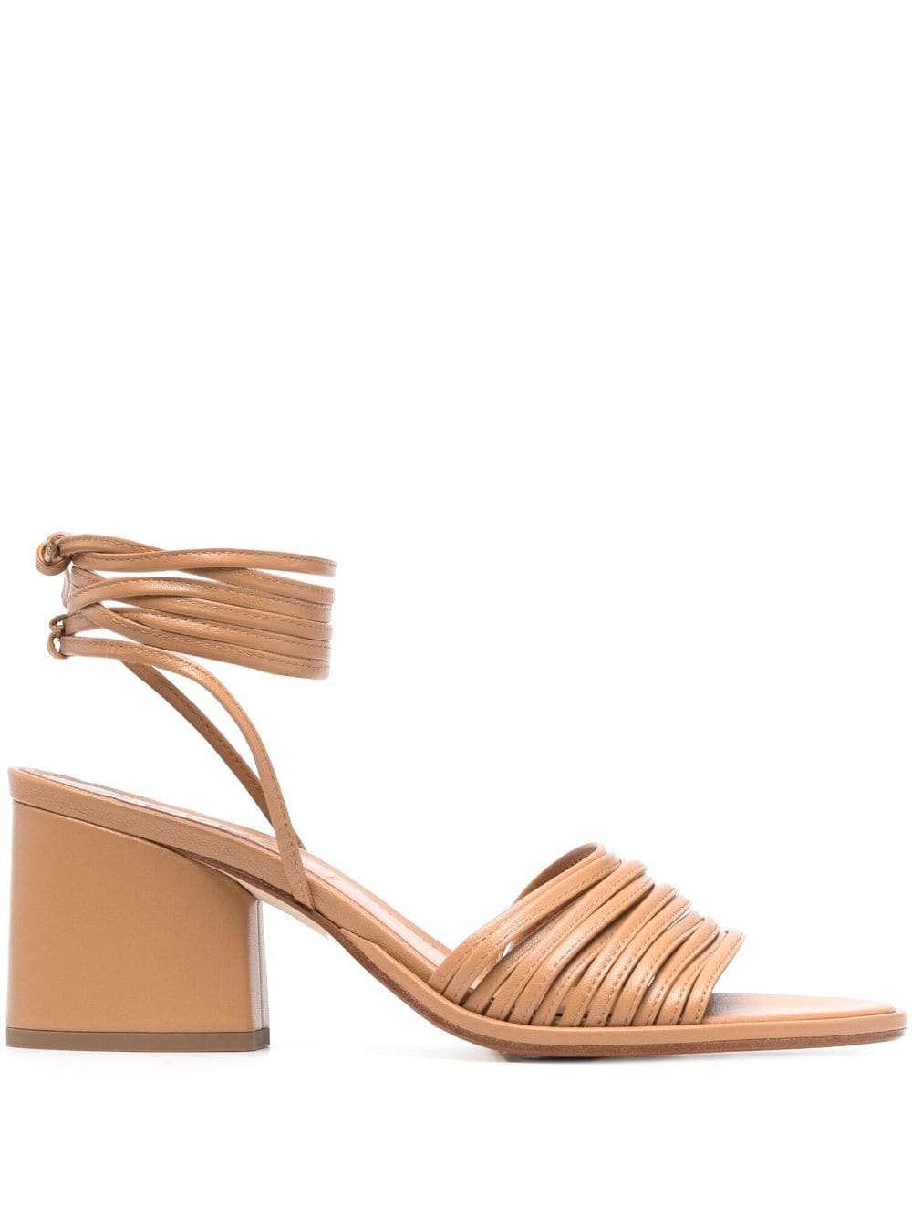 Aeyde Natania leather sandals - Brown von Aeyde