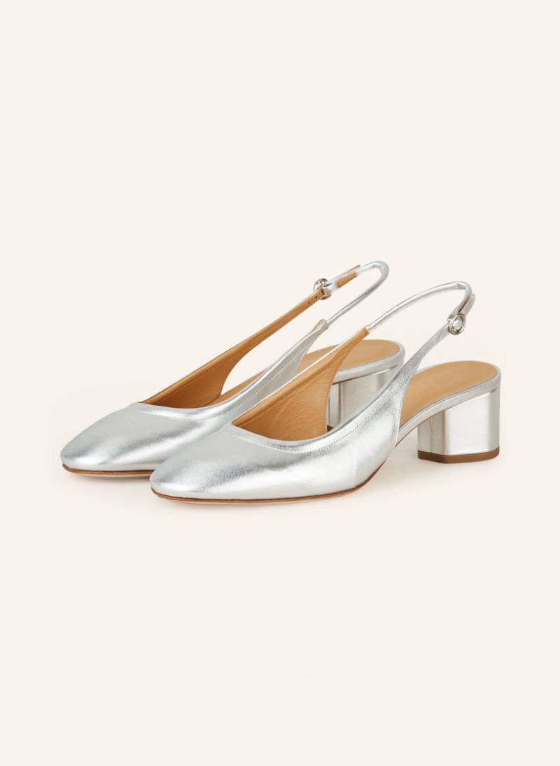 Aeyde Slingpumps Romy silber von Aeyde